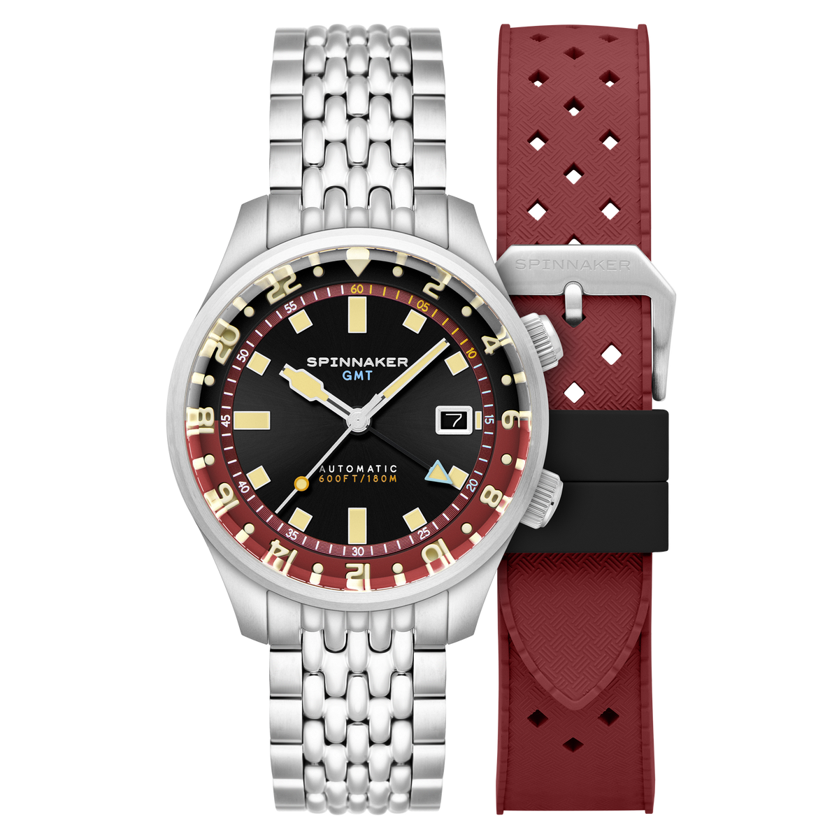 Sombre Red | Bradner GMT Automatic