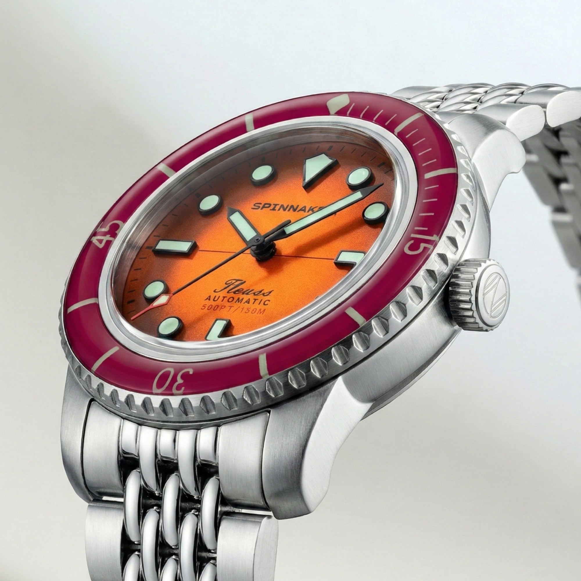SPINNAKER Spinnaker Fleuss 40 Automatic Sunset Amber Men's Watch SP-5133-99