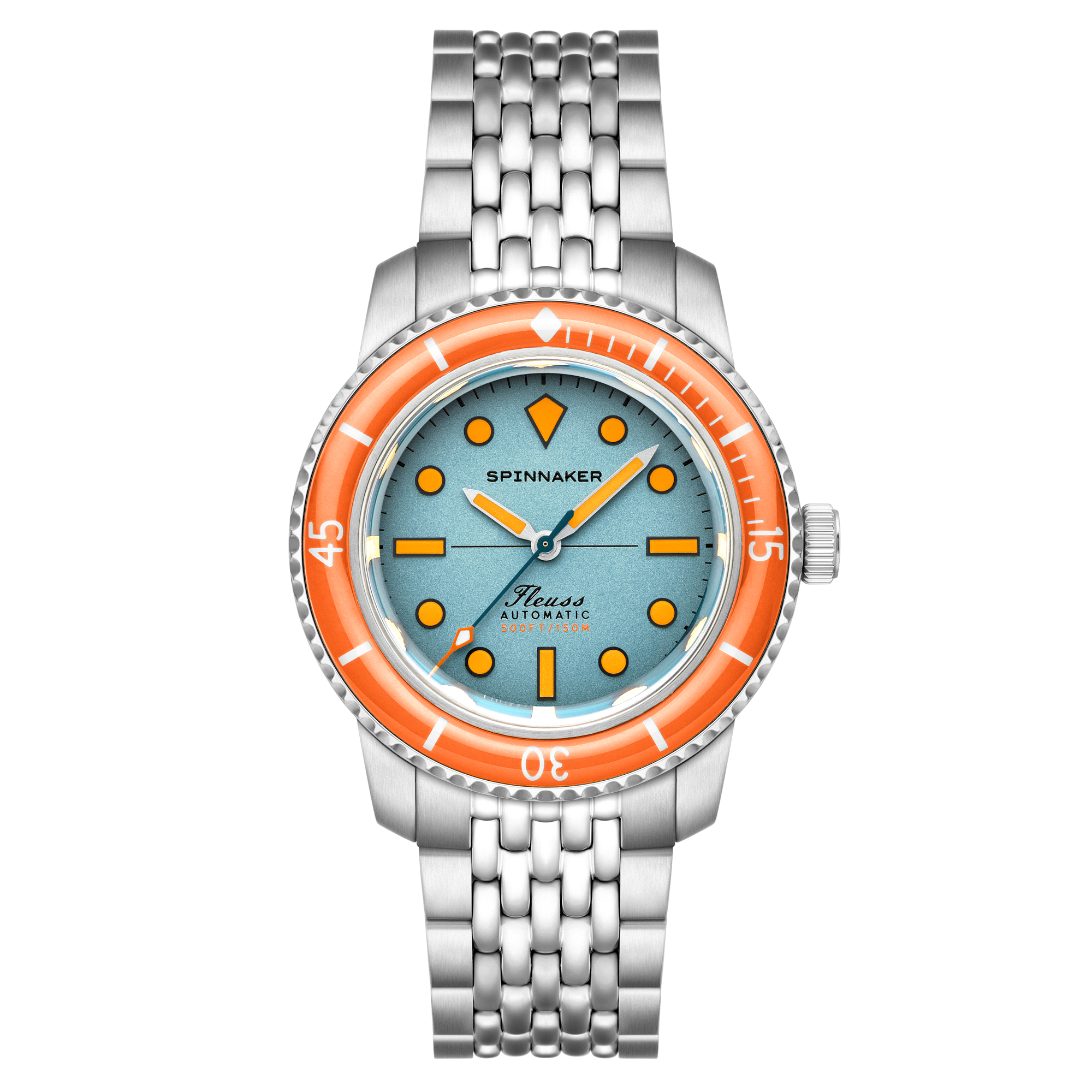 SPINNAKER Spinnaker Fleuss 40 Automatic Teal Mirage Men's Watch SP-5133-CC