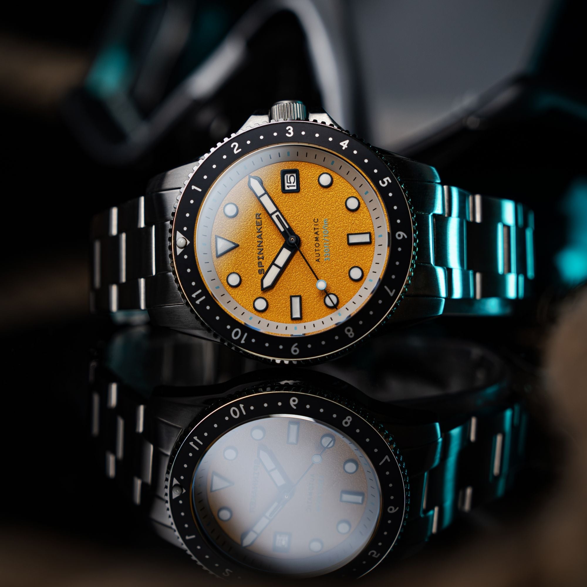 SPINNAKER Spinnaker Croft Pioneer Automatic Sunset Yellow Men's Watch SP-5136-77