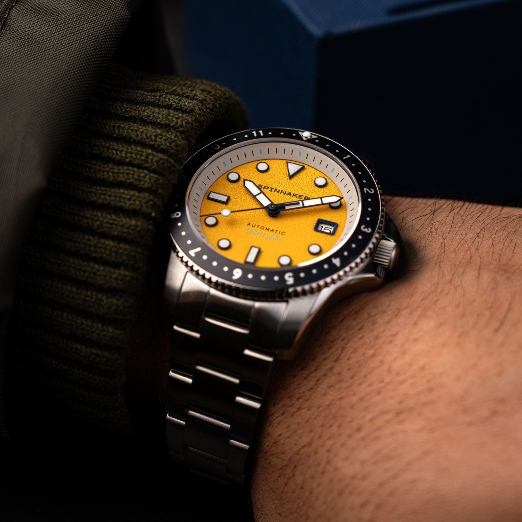 SPINNAKER Spinnaker Croft Pioneer Automatic Sunset Yellow Men's Watch SP-5136-77