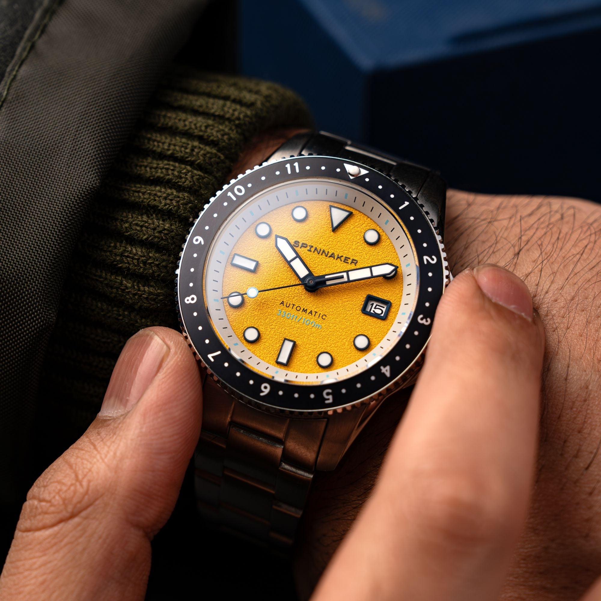 SPINNAKER Spinnaker Croft Pioneer Automatic Sunset Yellow Men's Watch SP-5136-77