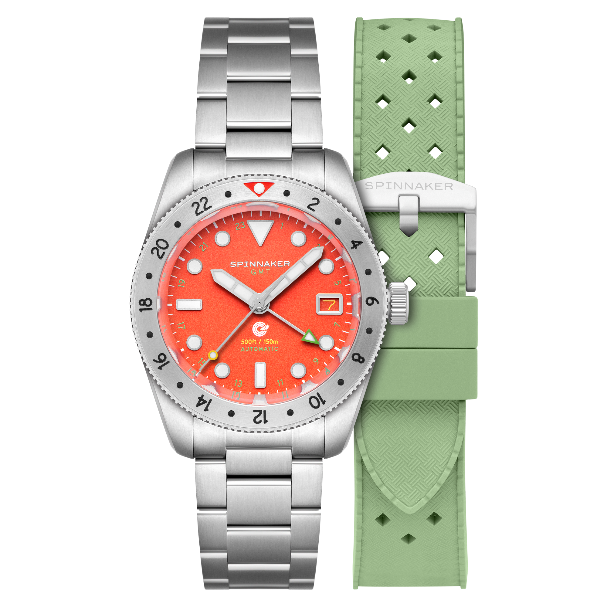 Croft 39 GMT Automatic Spinnaker Croft 39 Gmt Automatic Flame Red Men's Watch SP-5157-33