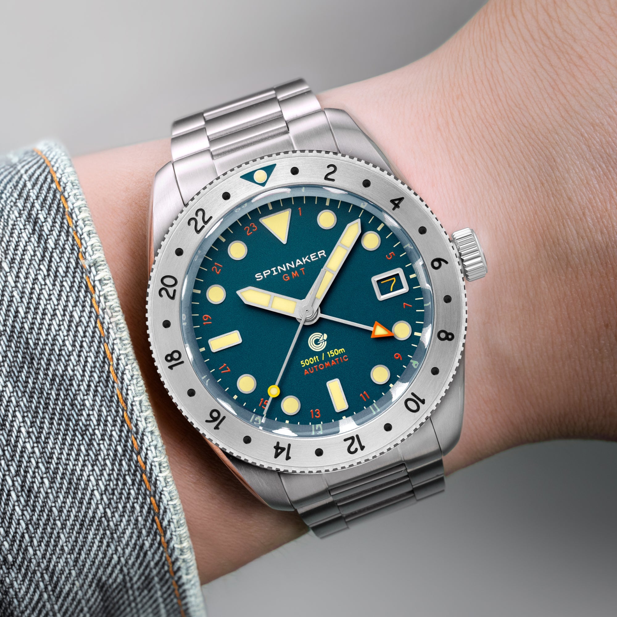 Croft 39 GMT Automatic Spinnaker Croft 39 Gmt Automatic Pacific Pulse Men's Watch SP-5157-55