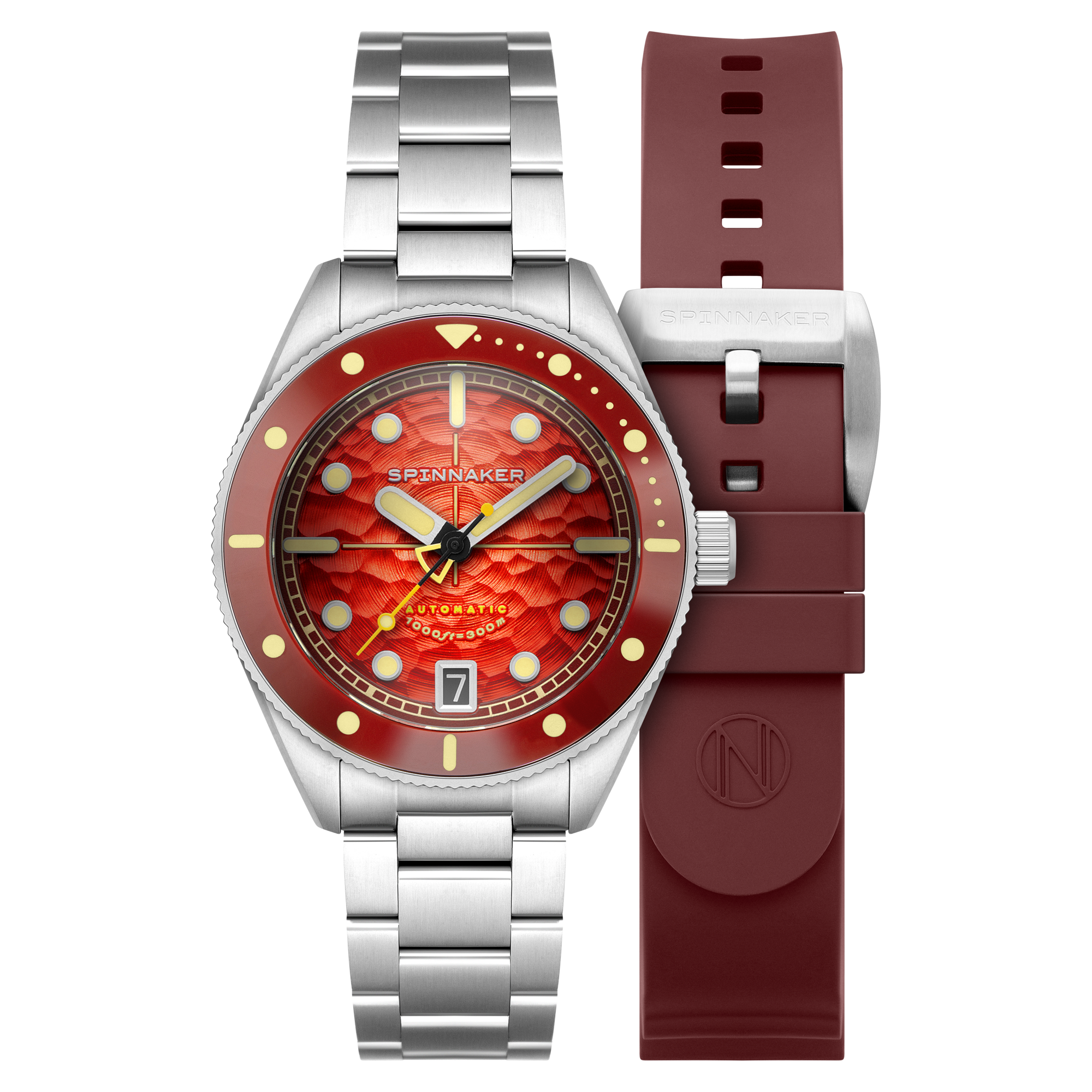 SPINNAKER Spinnaker Challenger Automatic Fiery Red Men's Watch SP-5159-33