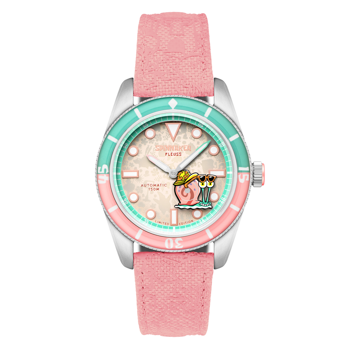 SPINNAKER Spinnaker Fleuss Automatic Spongebob Squarepants Shell Mates Limited Edition Gary The Grey Men's Watch SP-5160-04