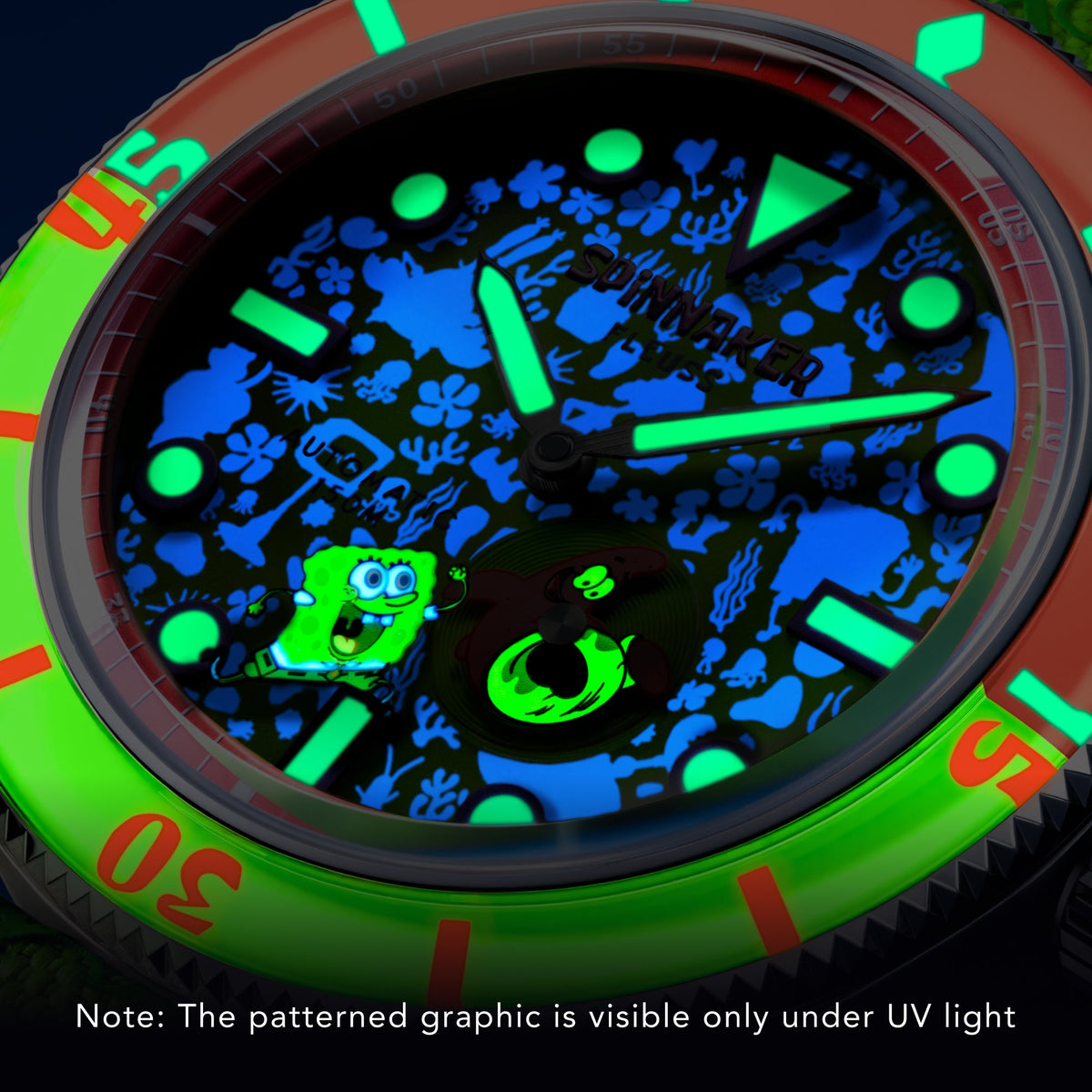 SPINNAKER Spinnaker Fleuss Automatic Spongebob Squarepants Shell Mates Limited Edition Patrick Green Men's Watch SP-5160-06