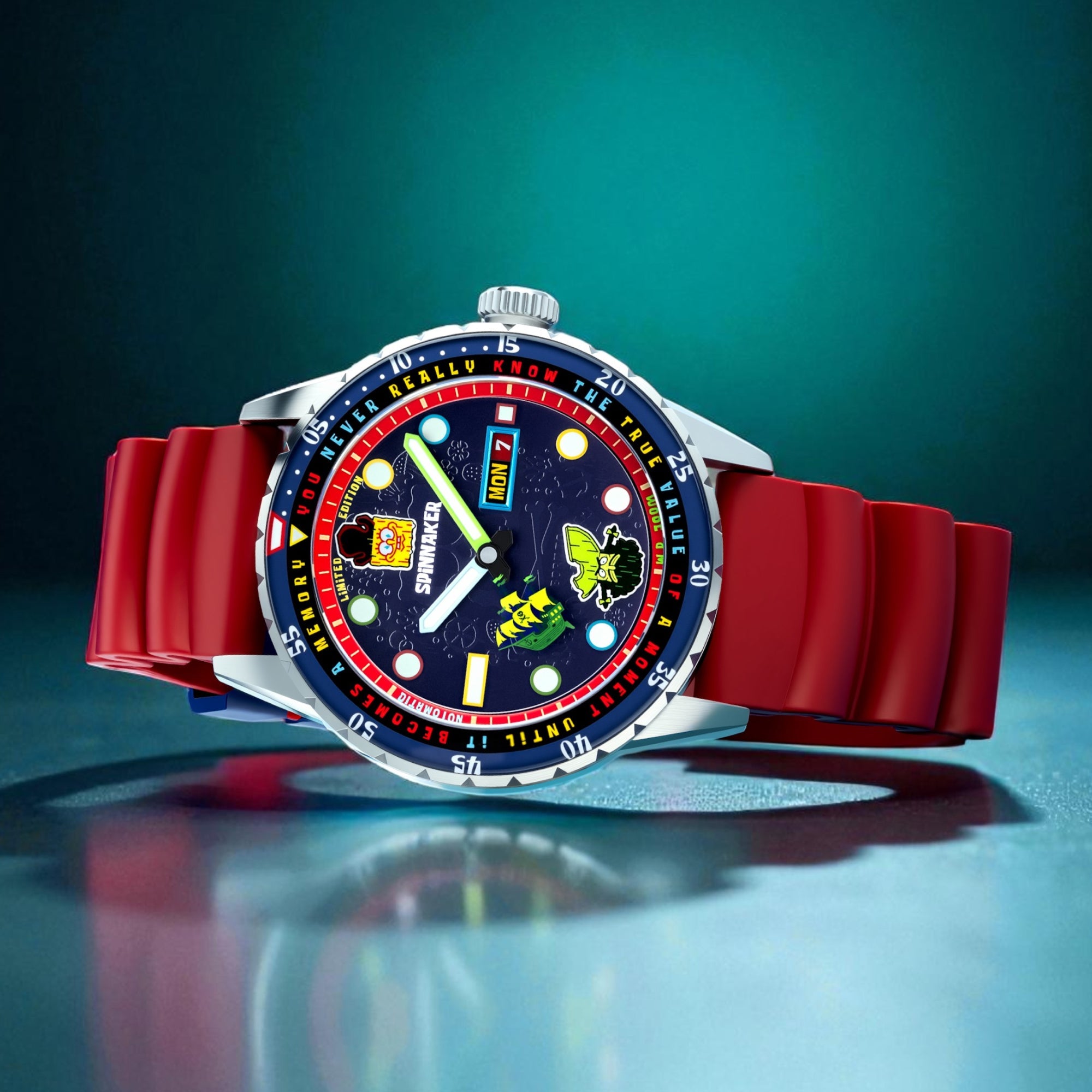 SPINNAKER Spinnaker Hass Automatic Spongebob Search For Squarepants Limited Edition Flying Dutchman Men's Watch SP-5171-22