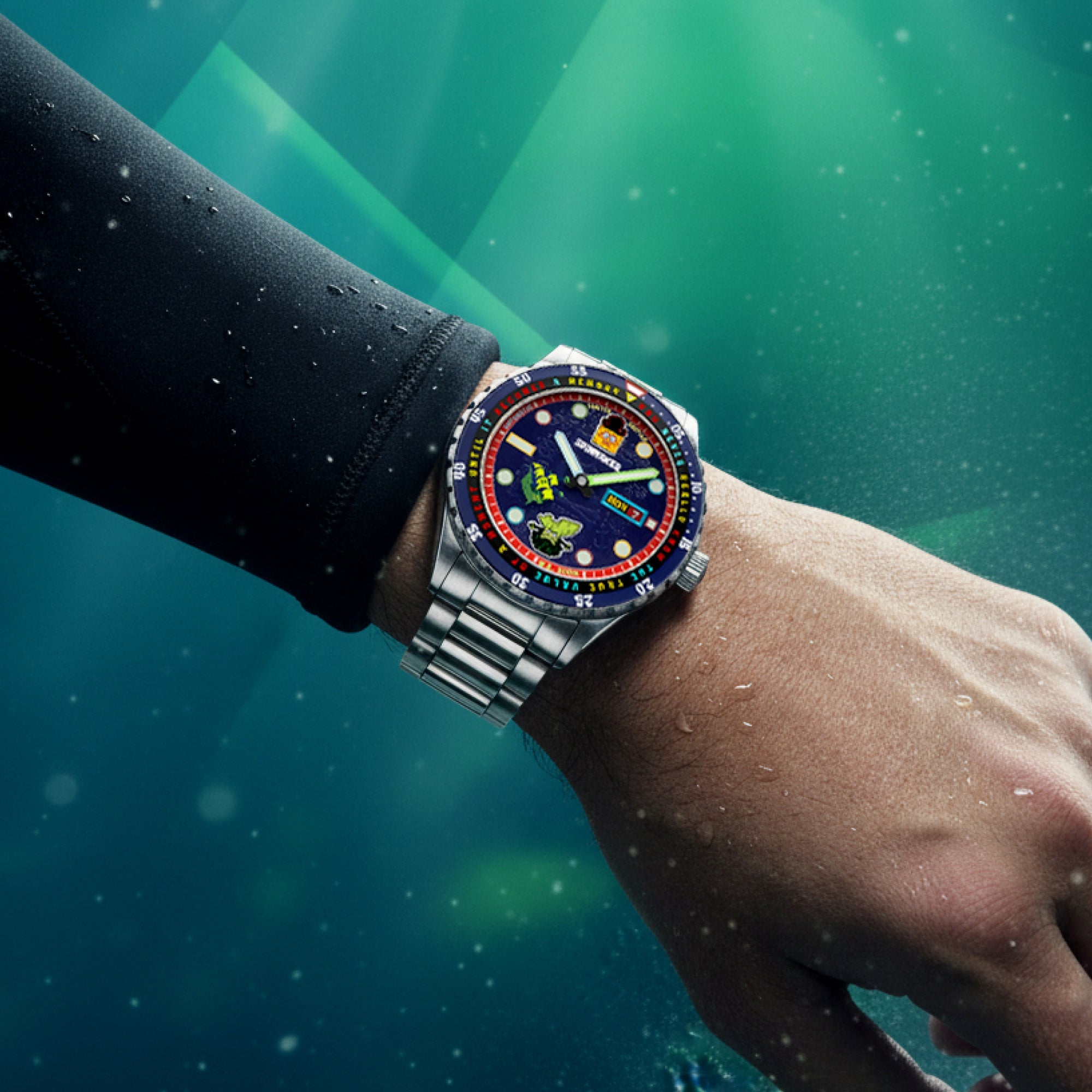 SPINNAKER Spinnaker Hass Automatic Spongebob Search For Squarepants Limited Edition Flying Dutchman Men's Watch SP-5171-22