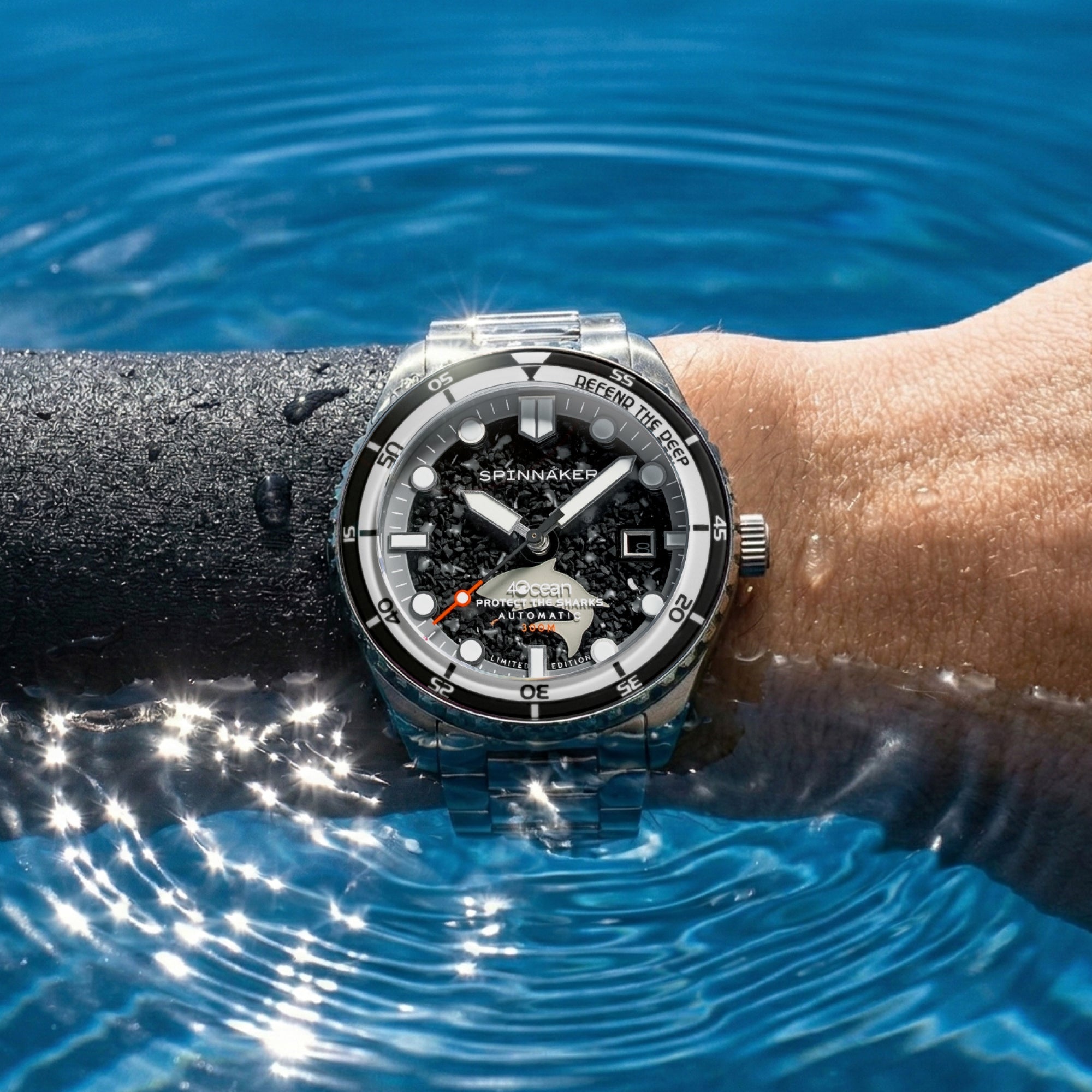 SPINNAKER Spinnaker Hass Automatic 4Ocean Limited Edition Sharks Men's Watch SP-5172-22