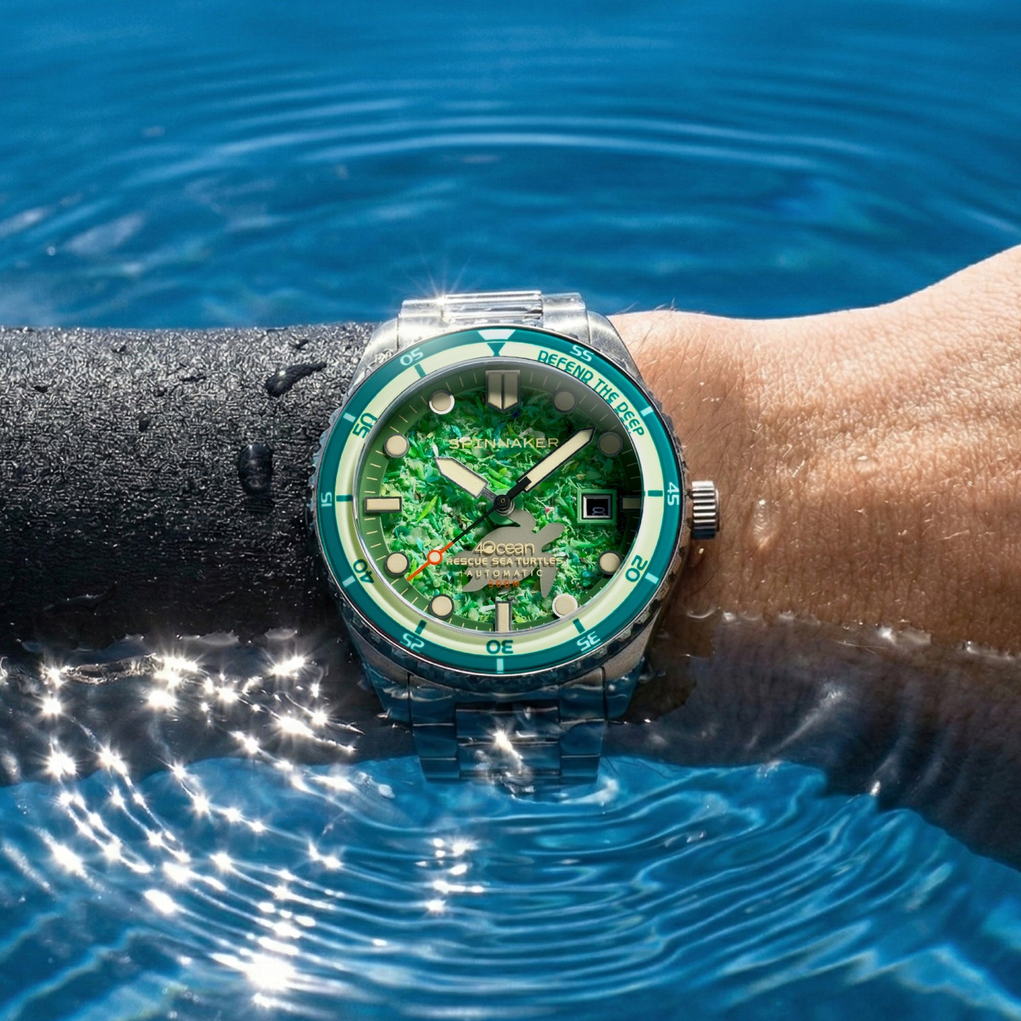 SPINNAKER Spinnaker Hass Automatic 4Ocean Limited Edition Sea Turtles Men's Watch SP-5172-33