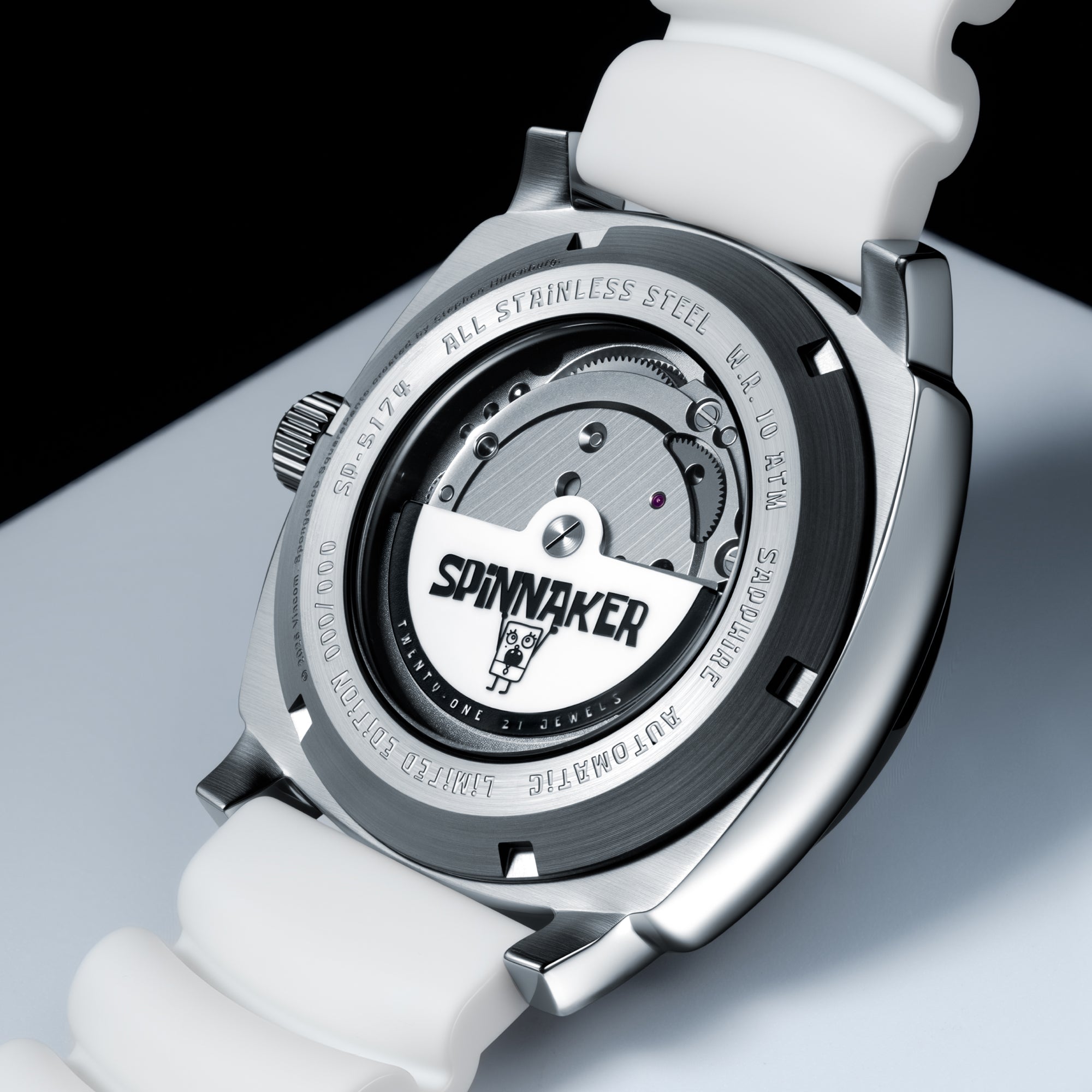 SPINNAKER Spinnaker Hull California Automatic Spongebob Squarepants Doodlebob Limited Edition Patty Parade Men's Watch SP-5174-11