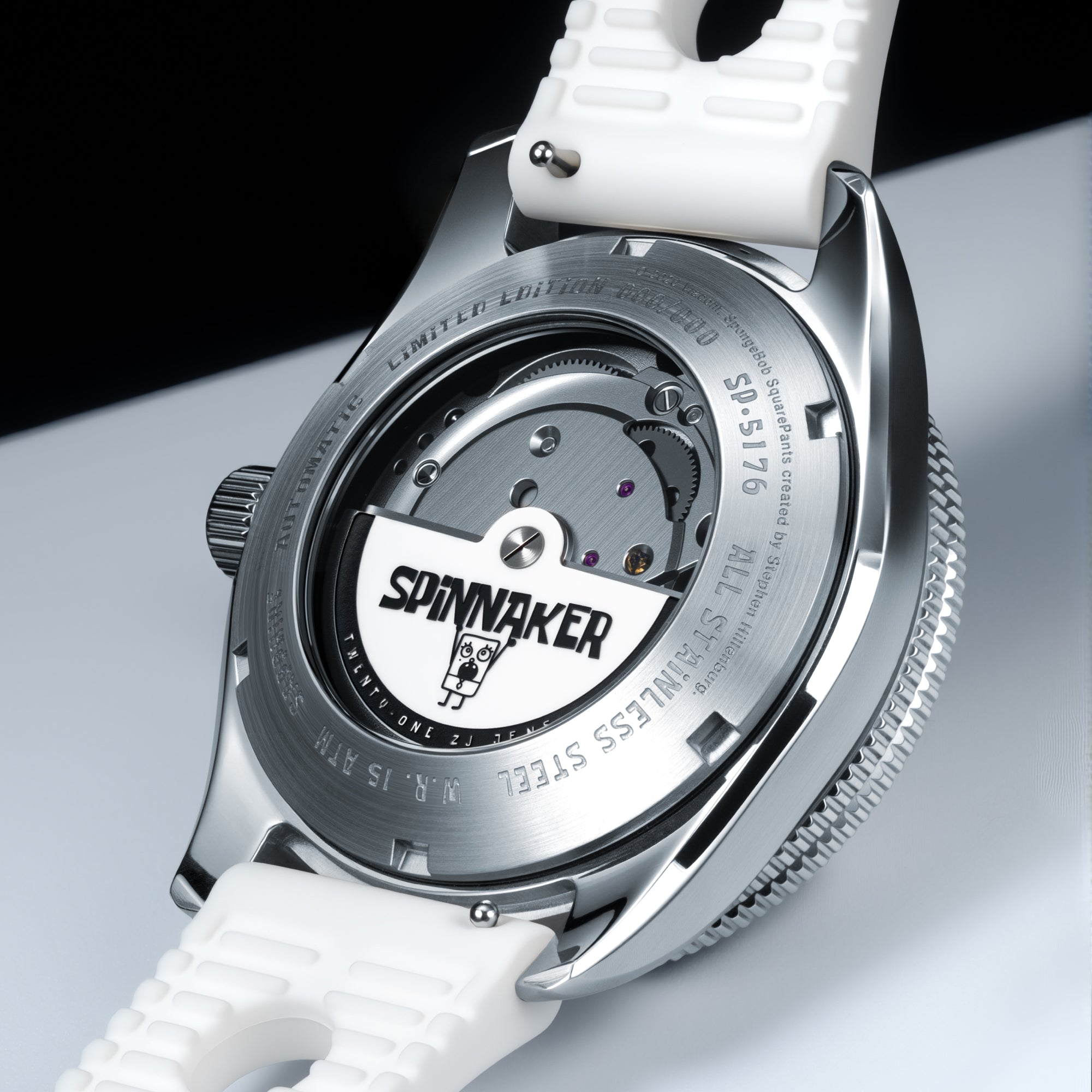 SPINNAKER Spinnaker Croft Mid-Size Automatic Spongebob Squarepants Doodlebob Limited Edition Minute Sketch Men's Watch SP-5176-11