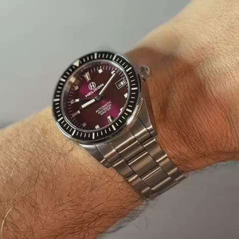Helicon Helicon Master 62 Dive Watch Claret