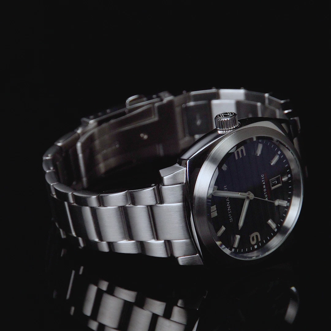 SPINNAKER Spinnaker Hull Men's Japanese Automatic Smoke Grey Watch SP-5073-11