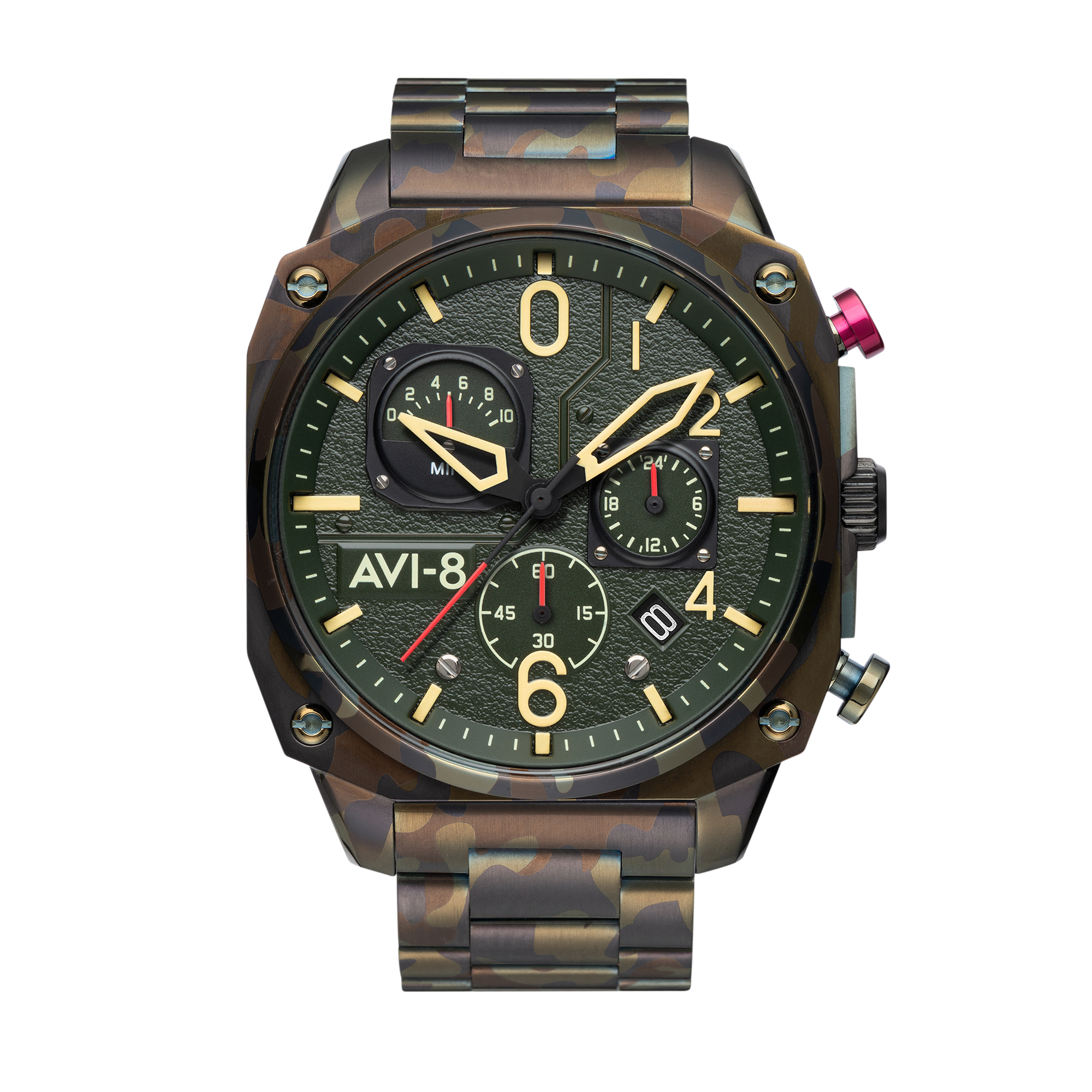 AVI-8 AVI-8 Pilot Hawker Hunter Men's Japanese Quartz Ground Camo Watch AV-4052-22