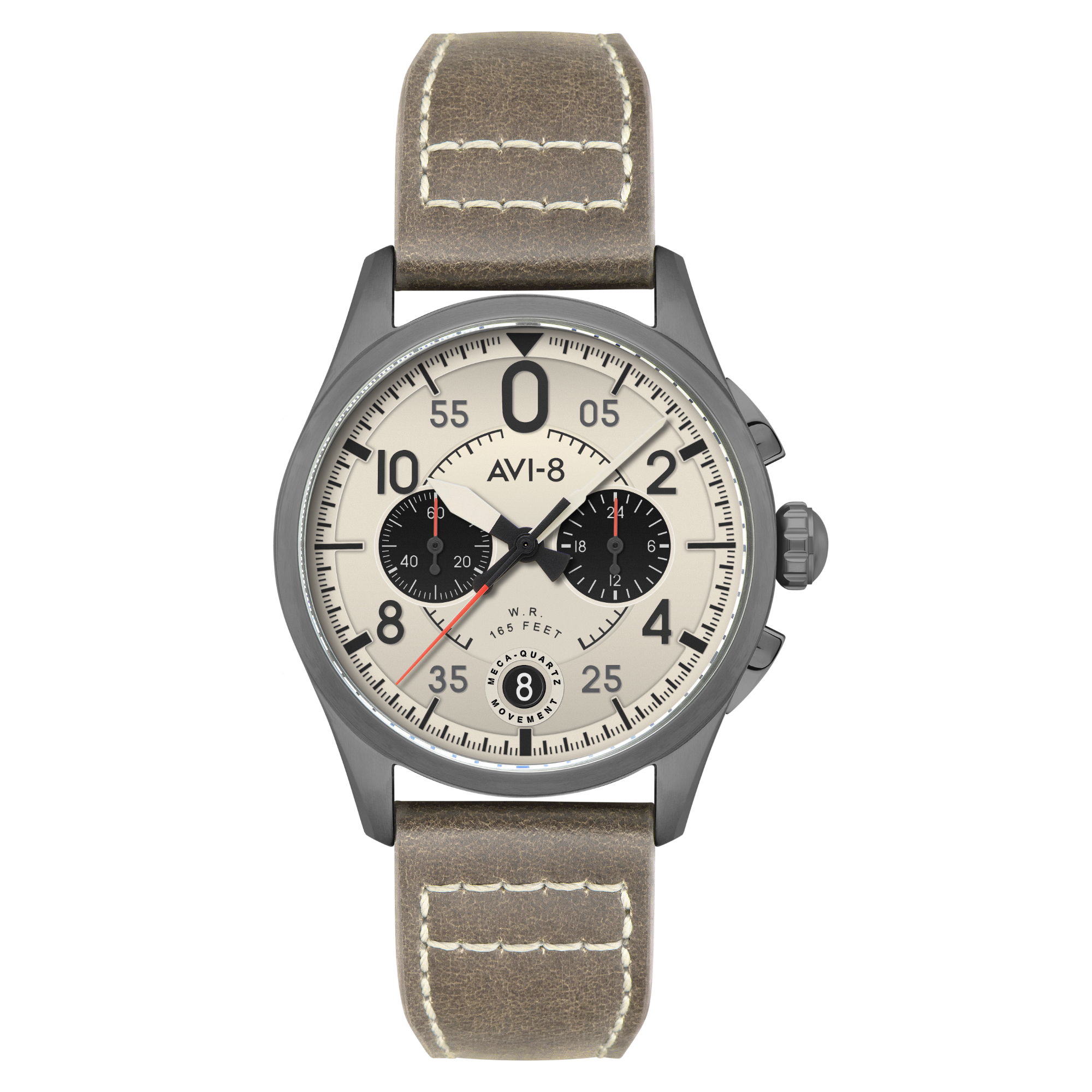 AVI-8 AVI-8 Spitfire Lock Chronograph Ghost Grey Men's Watch AV-4089-06