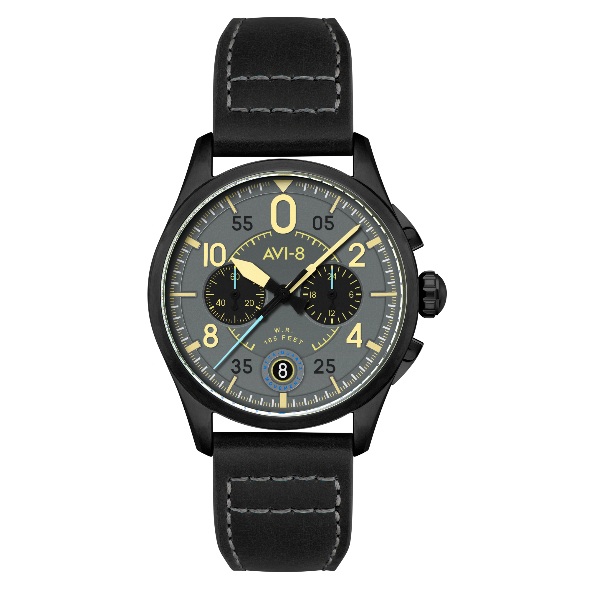 AVI-8 AVI-8 Spitfire Lock Chronograph Heavy Grey Men's Watch AV-4089-08