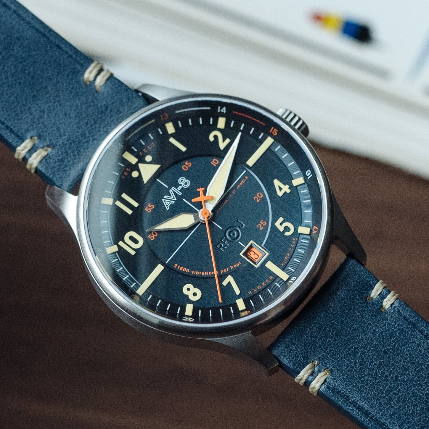 AVI-8 AVI-8 Pilot Hawker Hurricane Men's Japanese Automatic Sussex Watch AV-4094-02