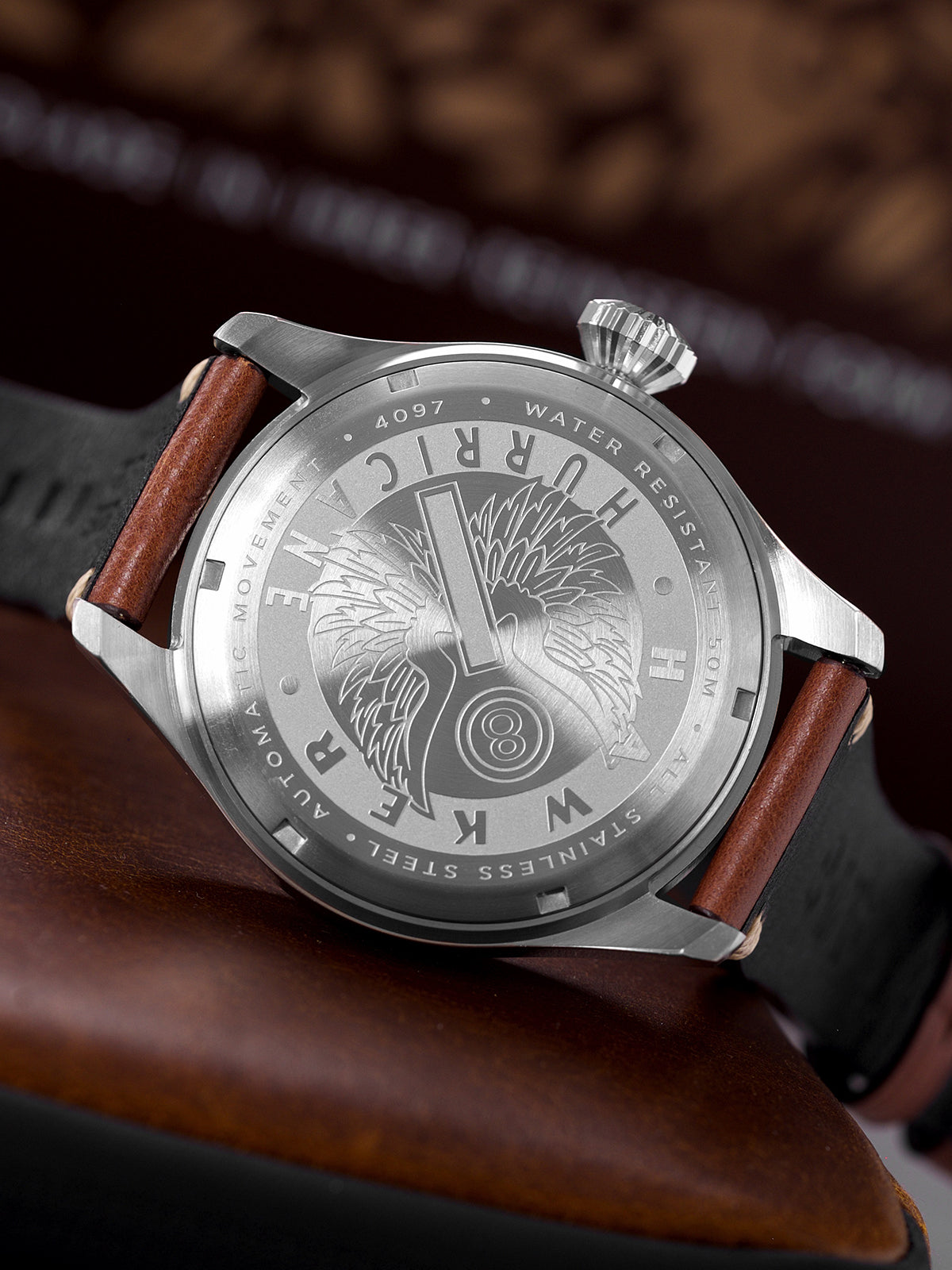 AVI-8 AVI-8 Pilot Hawker Hurricane Clowes Men's Japanese Automatic Wittering Watch AV-4097-01
