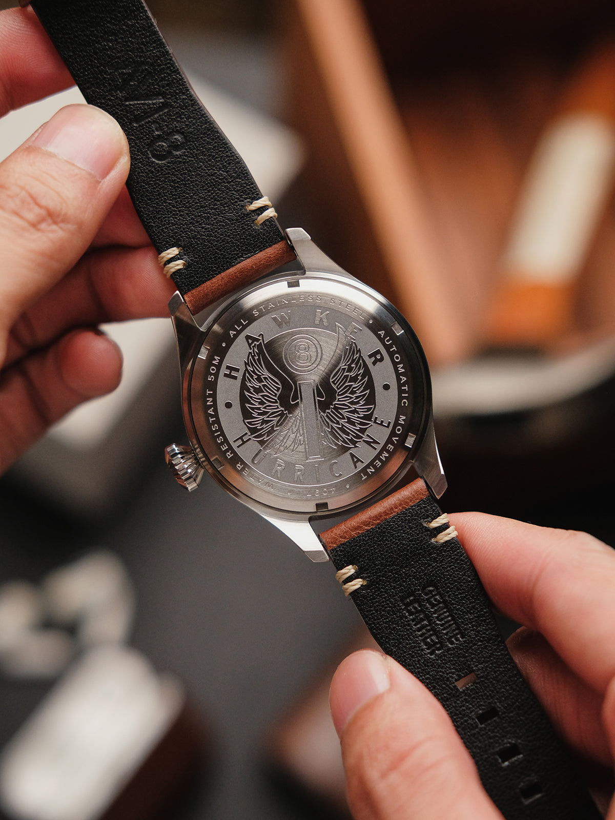 AVI-8 AVI-8 Pilot Hawker Hurricane Clowes Men's Japanese Automatic Wittering Watch AV-4097-01