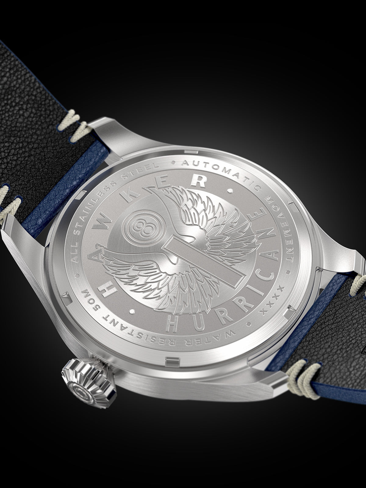 AVI-8 AVI-8 Pilot Hawker Hurricane Clowes Men's Japanese Automatic Acklington Watch AV-4097-02