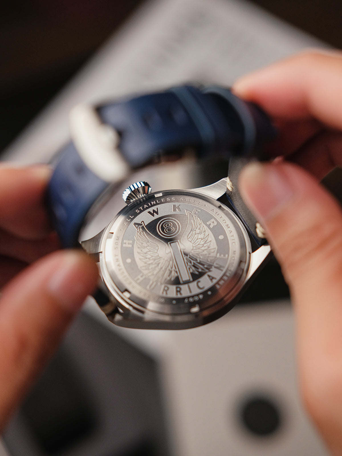 AVI-8 AVI-8 Pilot Hawker Hurricane Clowes Men's Japanese Automatic Acklington Watch AV-4097-02