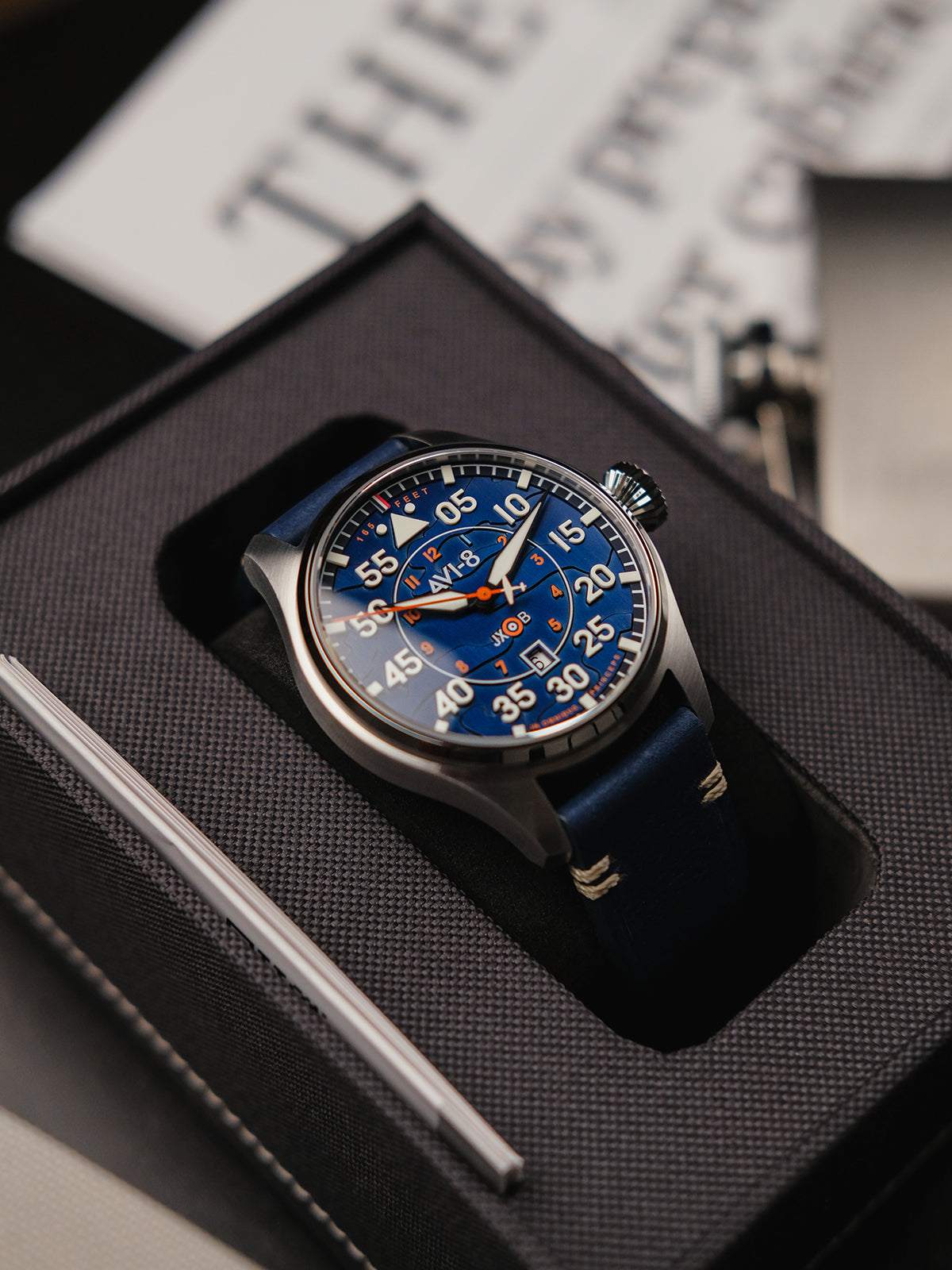AVI-8 AVI-8 Pilot Hawker Hurricane Clowes Men's Japanese Automatic Acklington Watch AV-4097-02