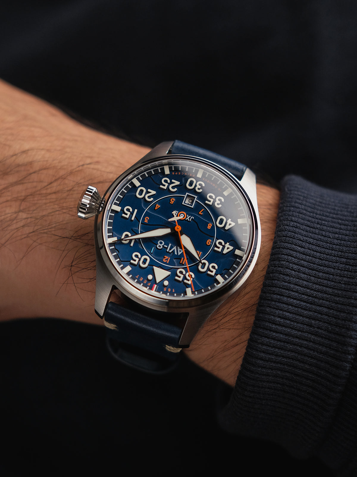 AVI-8 AVI-8 Pilot Hawker Hurricane Clowes Men's Japanese Automatic Acklington Watch AV-4097-02