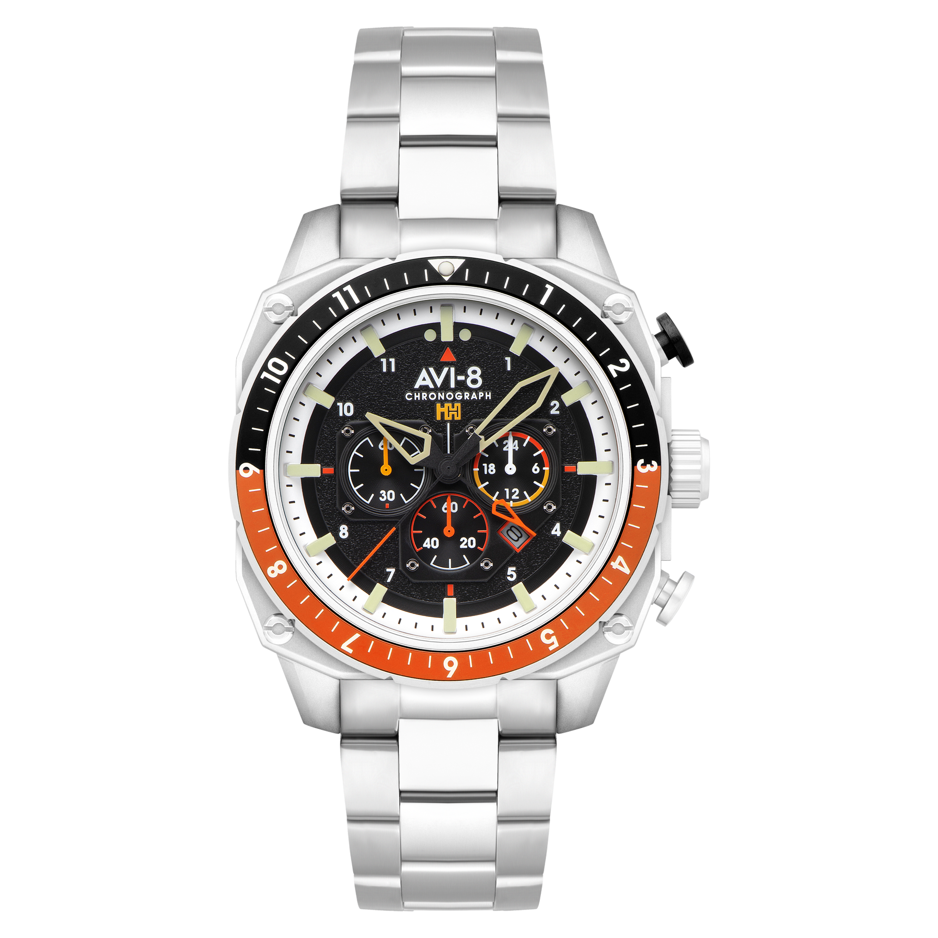 Raven Black | Hawker Hunter Atlas Dual Time Chronograph