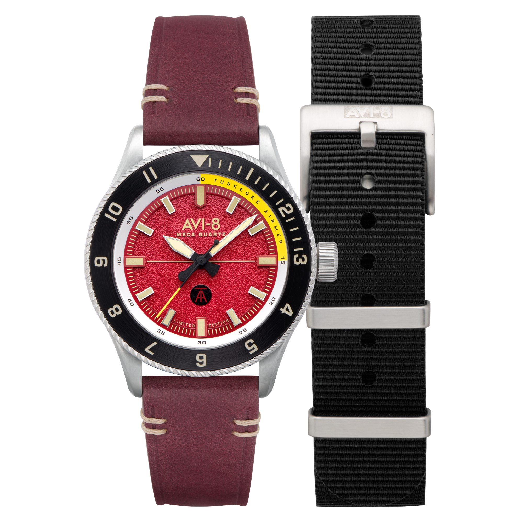 AVI-8 AVI-8 Men's Ramitelli Tuskegee Airmen Meca-Quartz Limited Edition Watch AV-4103-04