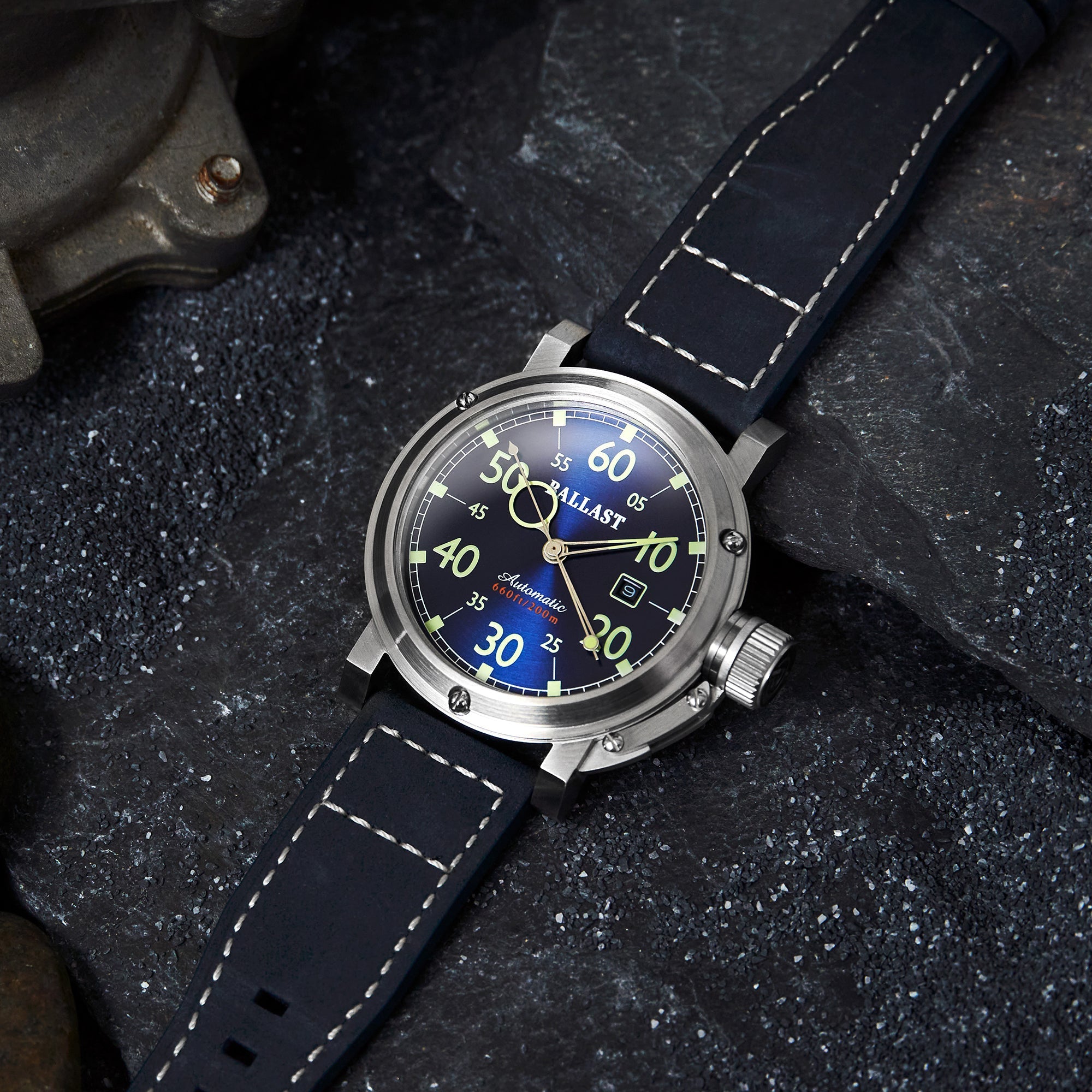 BALLAST Ballast Holland Men's Blue Japanese Automatic Watch BL-3150-02