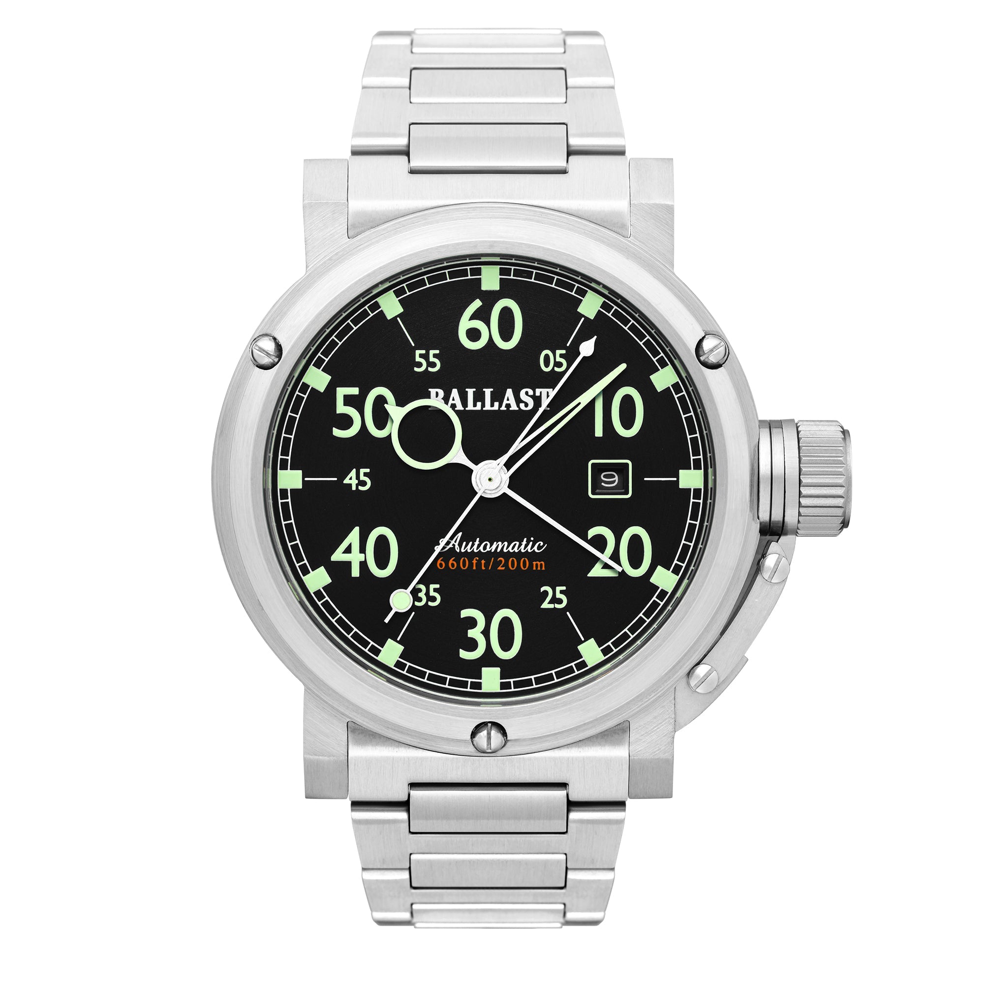 BALLAST Ballast Holland Men's Black Japanese Automatic Watch BL-3150-11