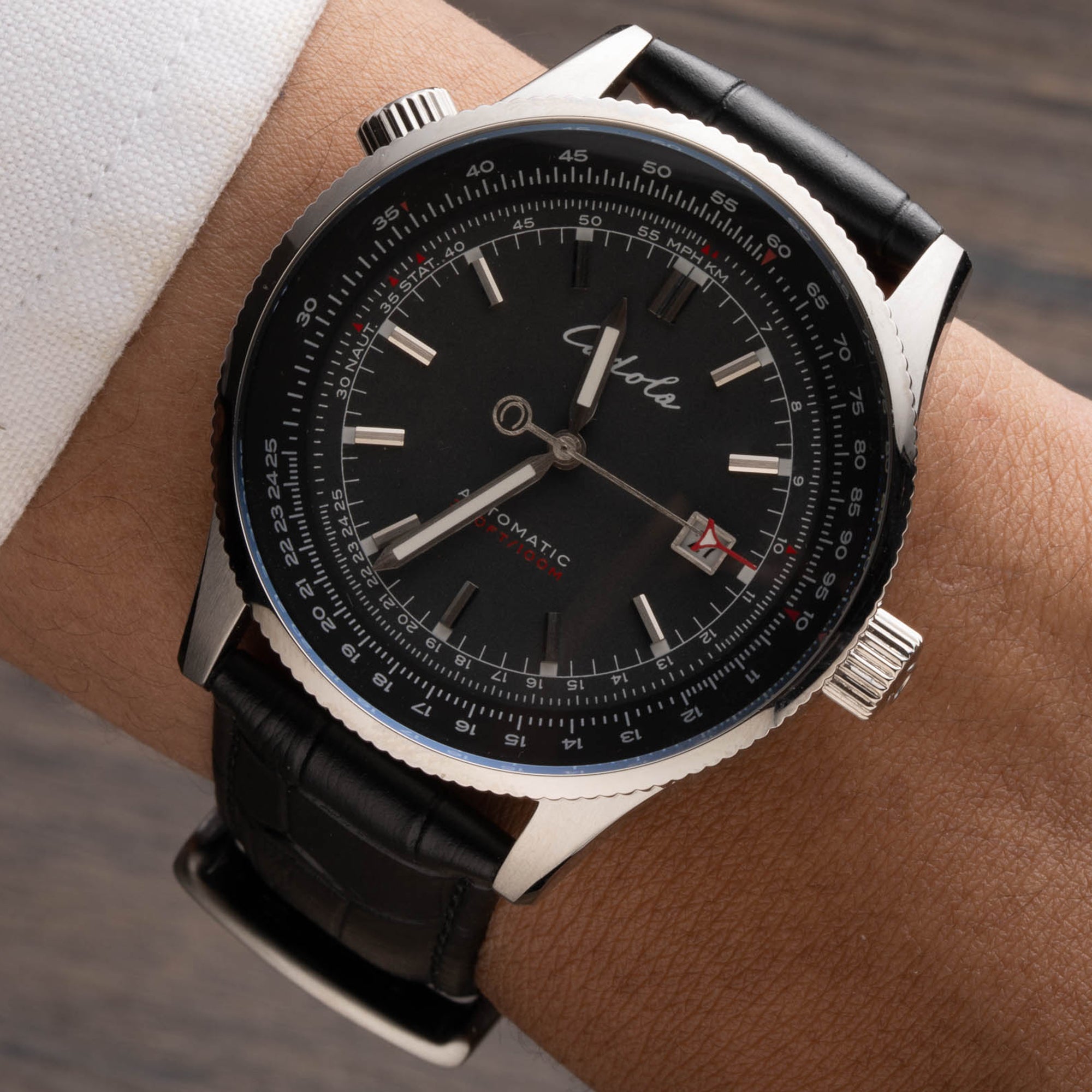 CADOLA Cadola Aviateur Japanese Automatic Men's Watch CD-1008-01