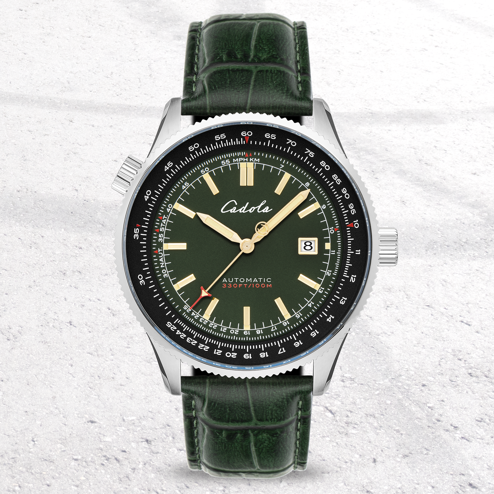 CADOLA Cadola Aviateur Men's Automatic Sherwood Green Watch CD-1008-04