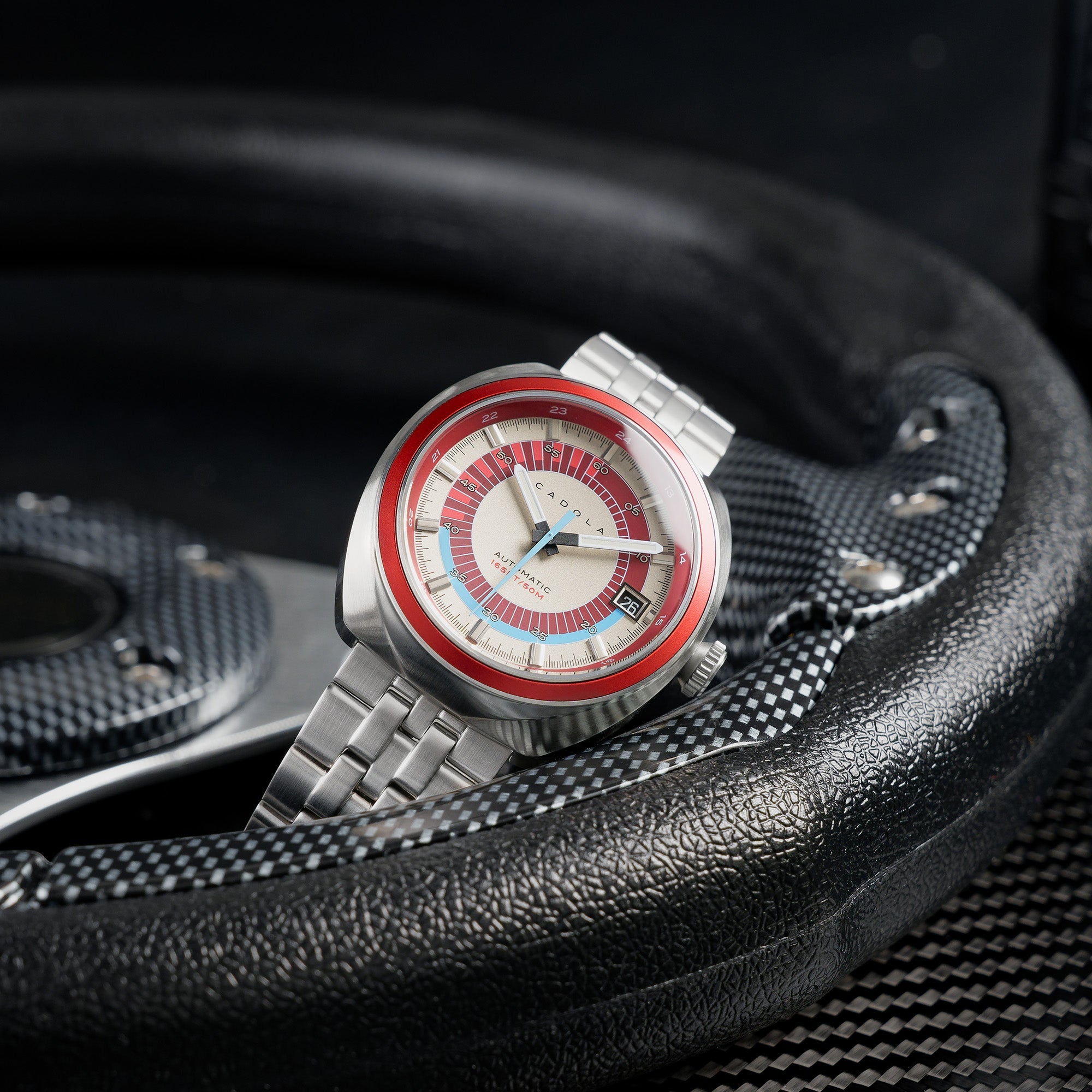 Cadola Cadola Giulia Automatic Ruby Red Men's Limited Edition Watch CD-1035-55