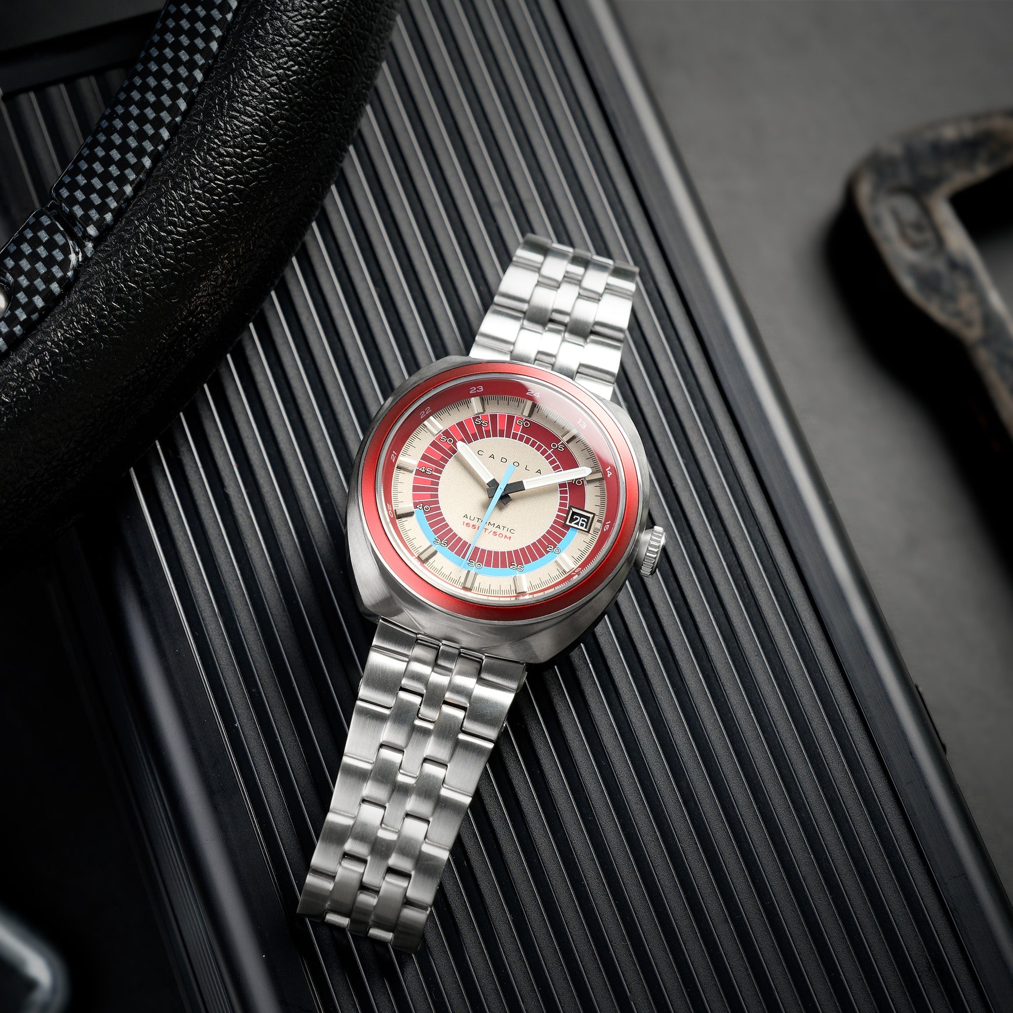 Cadola Cadola Giulia Automatic Ruby Red Men's Limited Edition Watch CD-1035-55