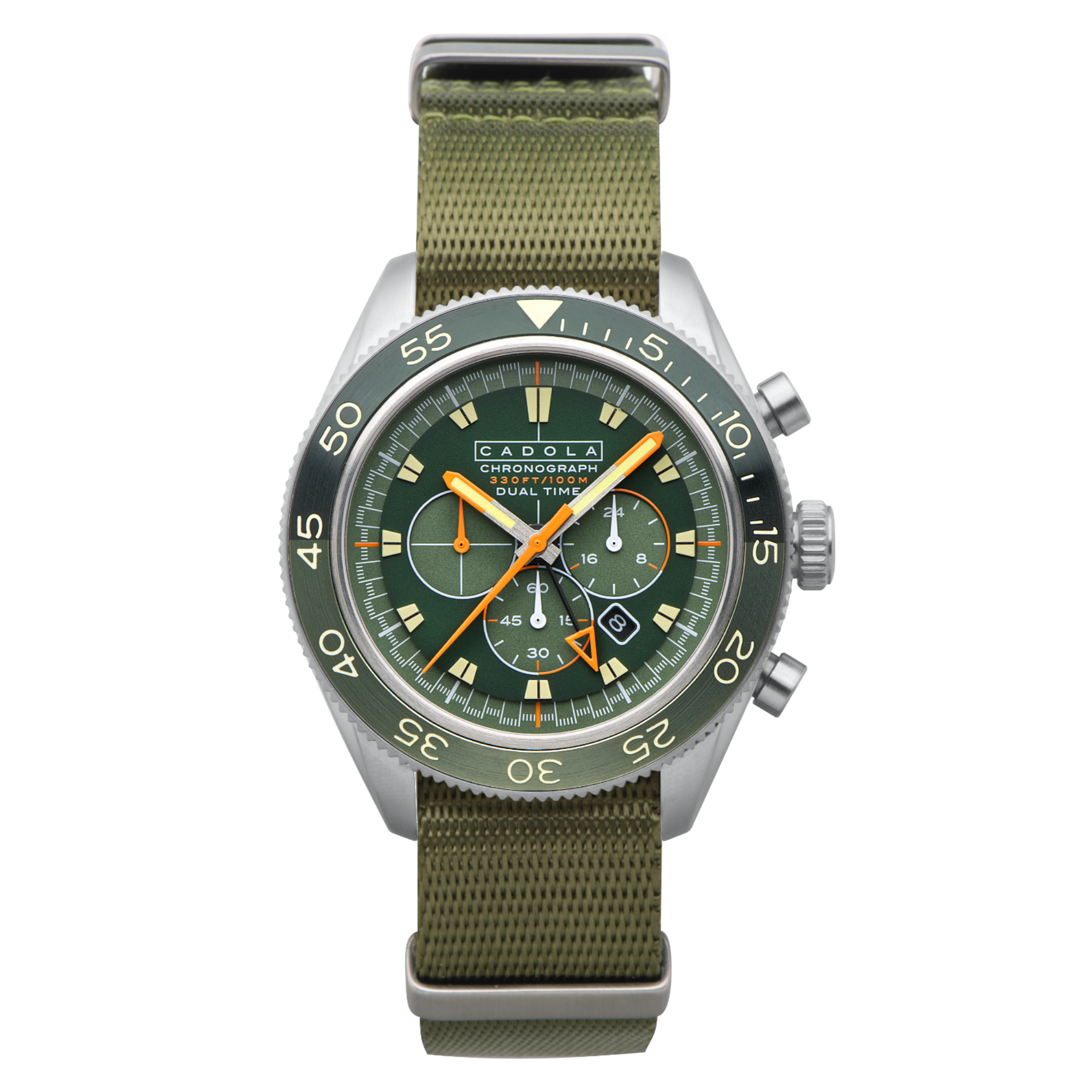 CADOLA Cadola Ahrens Chronograph Track Green Men's Limited Edition Watch CD-1036-02