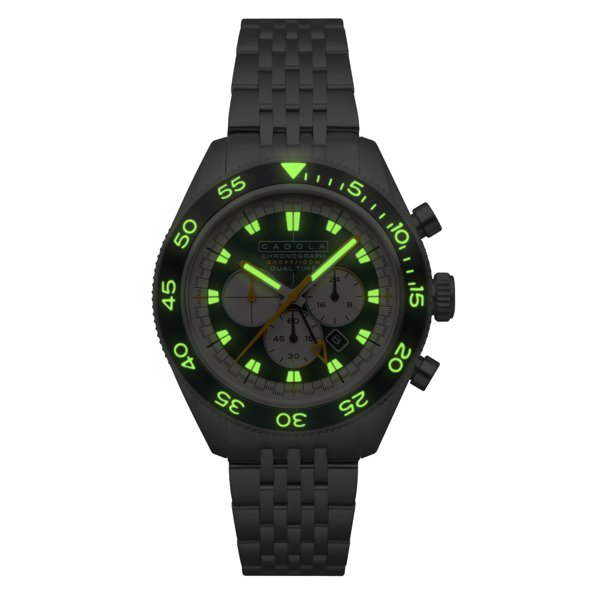 Cadola Cadola Ahrens Chronograph Racing Green Men's Limited Edition Watch CD-1036-11