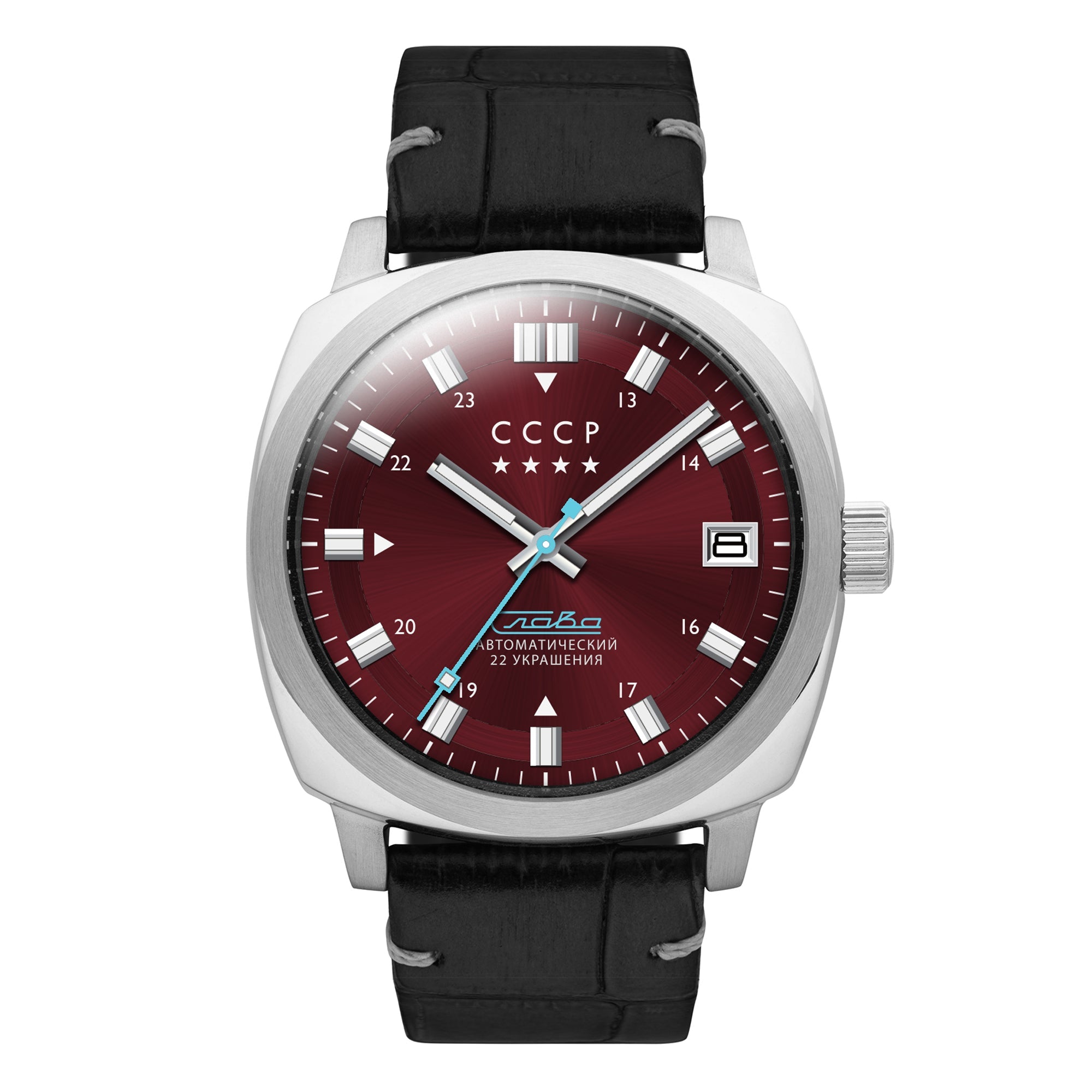 CCCP CCCP Heroes Tolstoy Red Men's Automatic Watch CP-7075-01