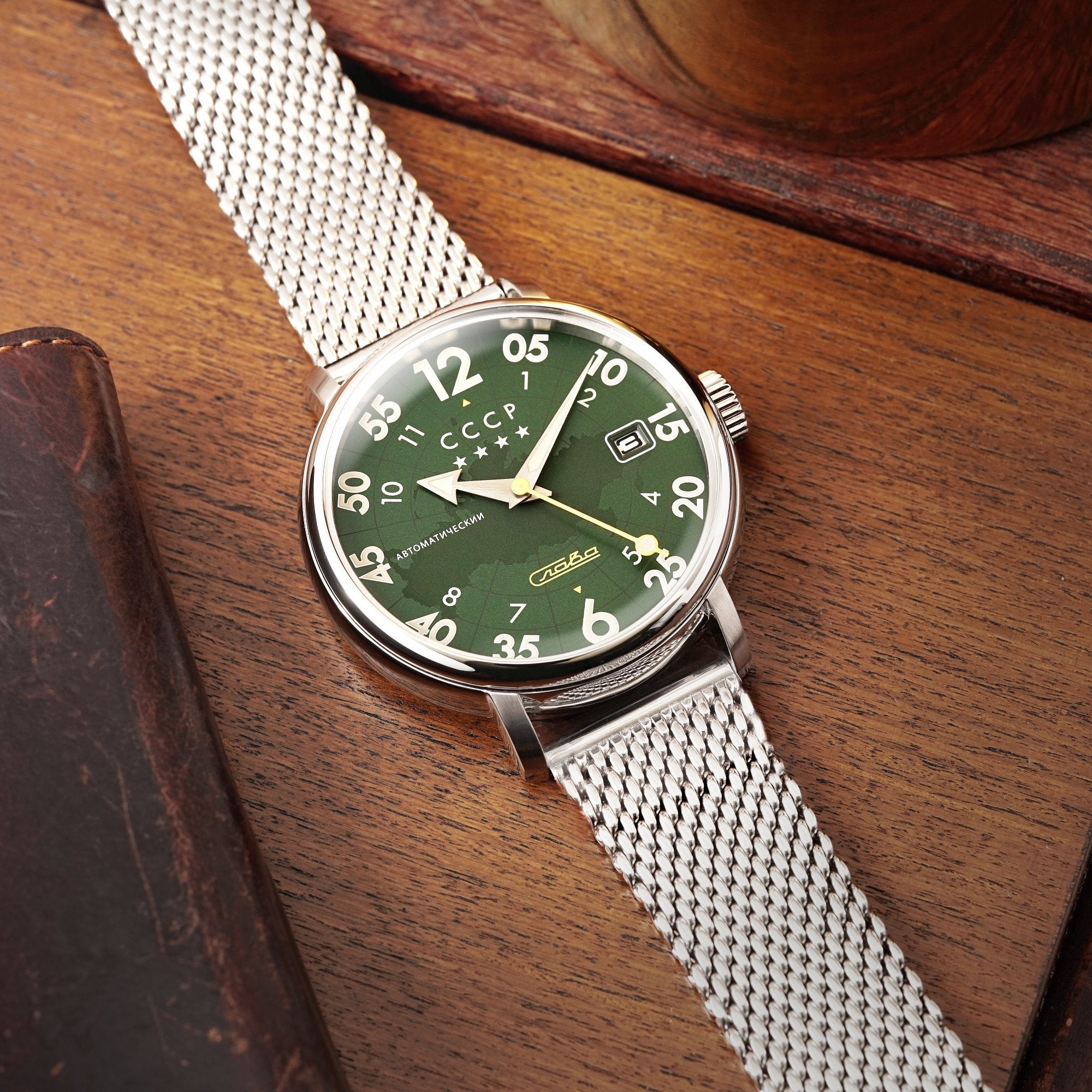 CCCP CCCP Hereos Comrade Green Men's Automatic Watch CP-7097-22