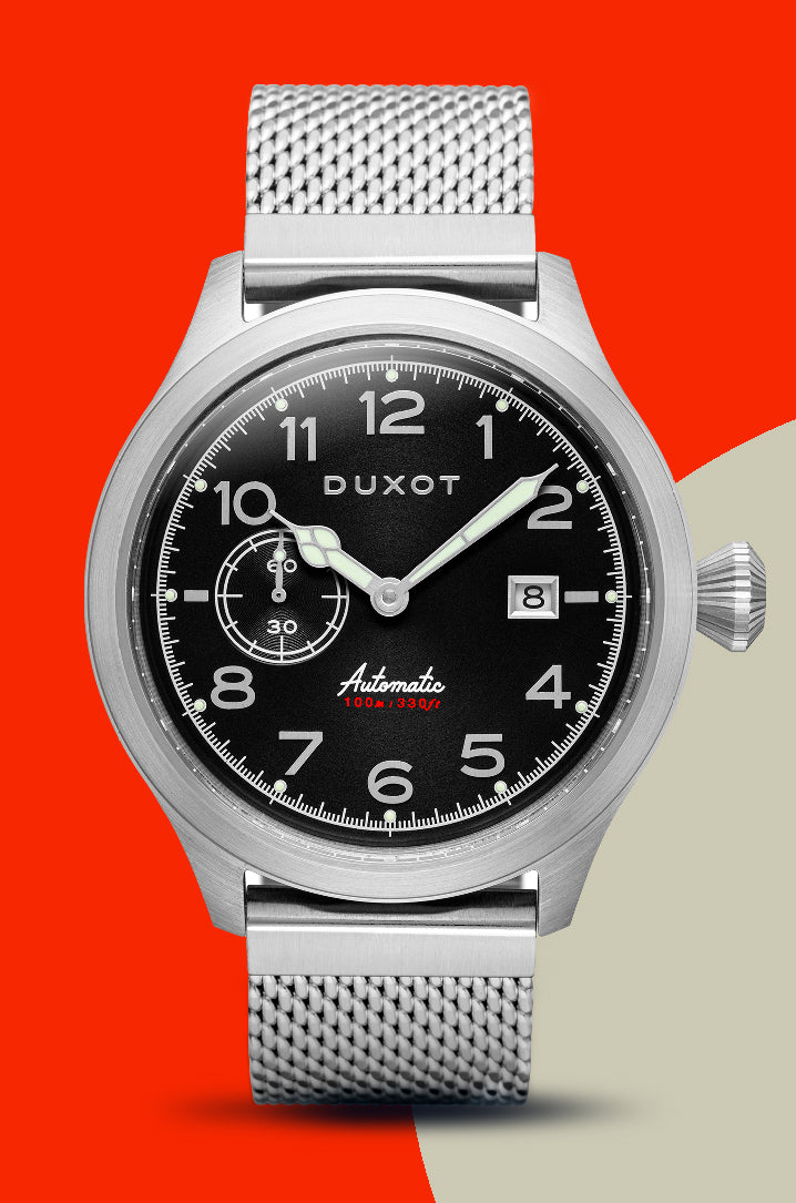 DUXOT Duxot Altius Men's Mechanical Automatic Sunray Black Watch DX-2021-11