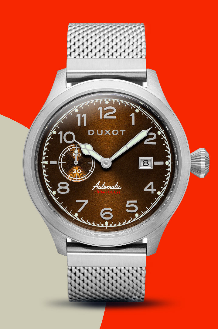 DUXOT Duxot Altius Men's Mechanical Automatic Sunray Brown Watch DX-2021-22