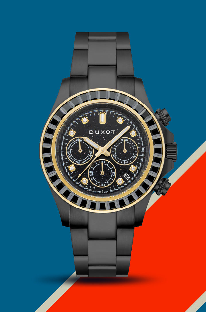 DUXOT Duxot Atlantica Japanese Meca-quartz Caviar Watch DX-2048-FF