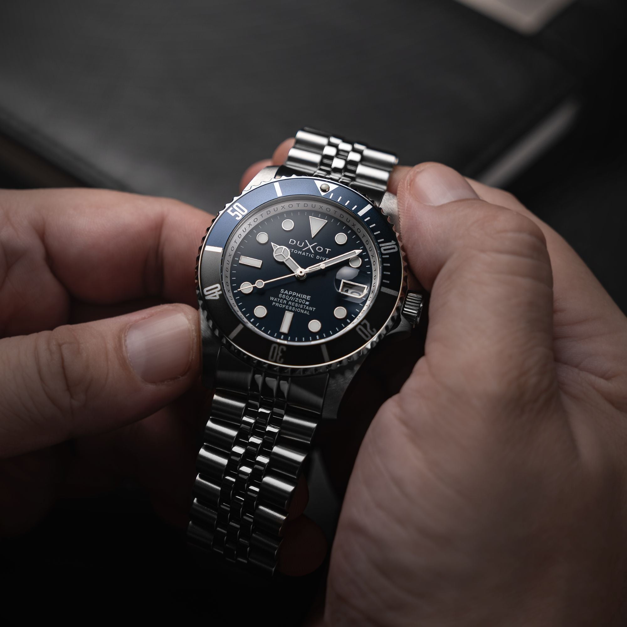 DUXOT Duxot Atlantica Diver Automatic Deep Blue Men's Watch DX-2057-44