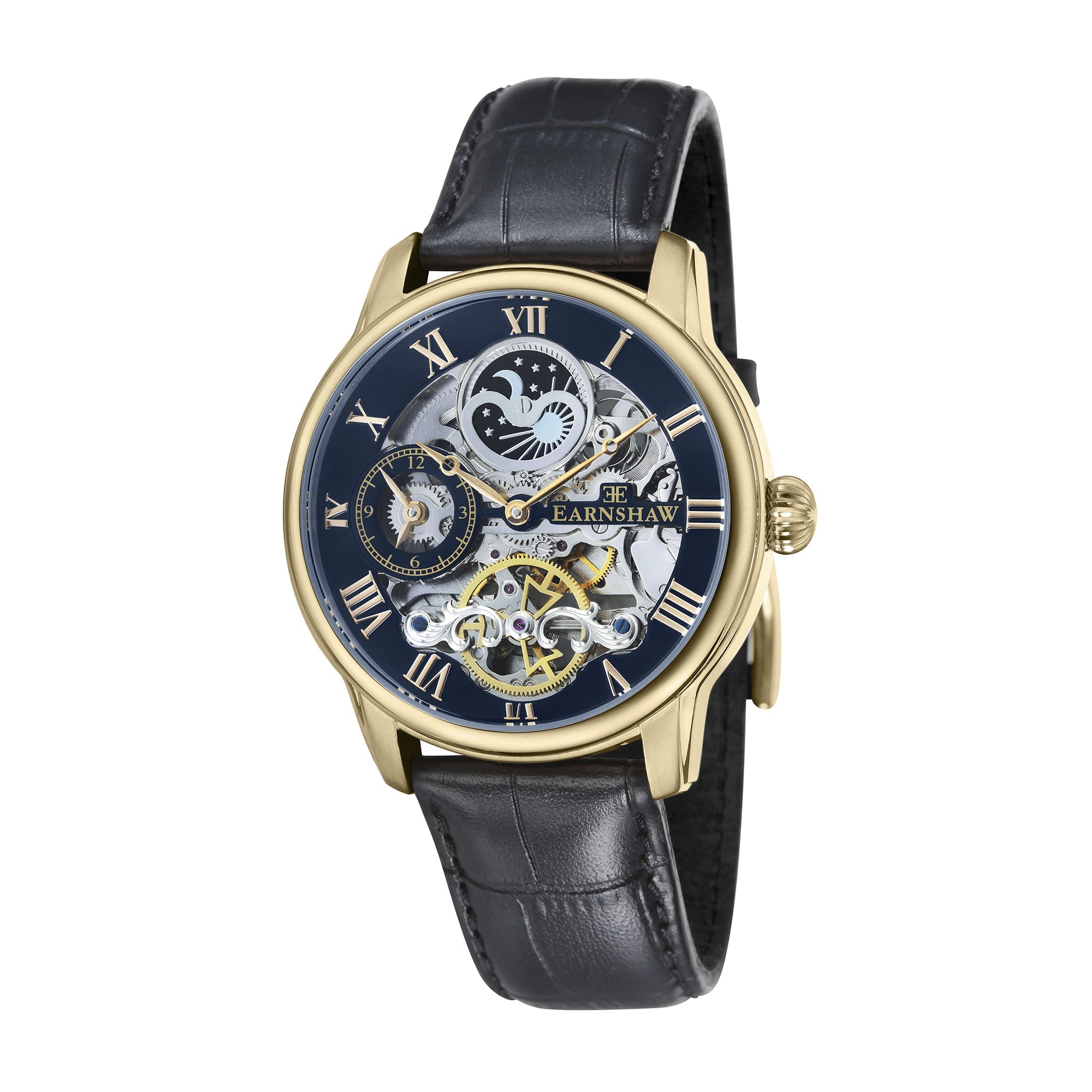 Thomas Earnshaw Thomas Earnshaw Longitude Men's Automatic Skeleton Caviar Black Watch ES-8006-05