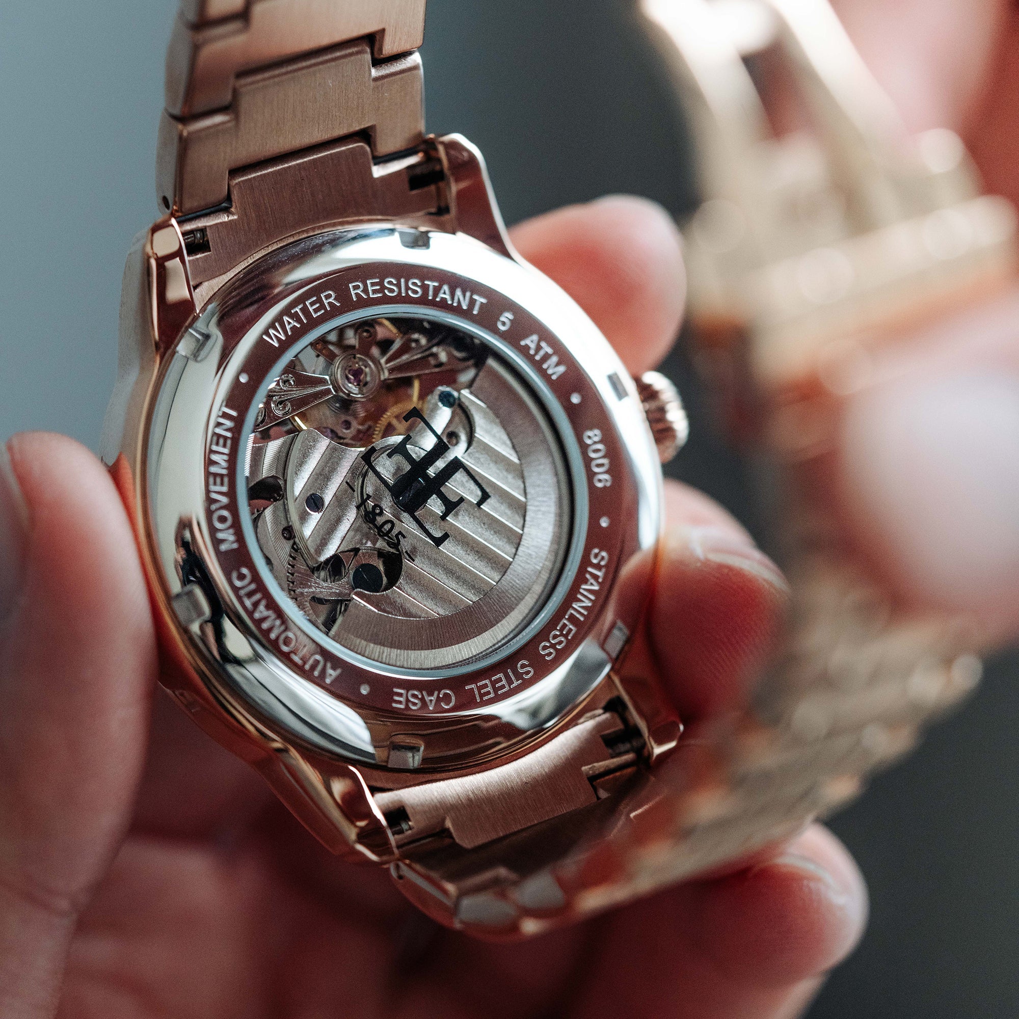 THOMAS EARNSHAW Thomas Earnshaw Longitude Men's Automatic Skeleton True Copper Watch ES-8006-44