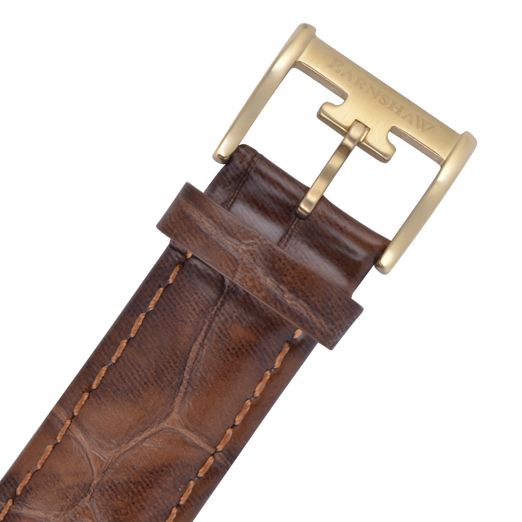 THOMAS EARNSHAW Thomas Earnshaw Bauer Men's Mechanical Skeleton Structured Gold Watch ES-8049-02
