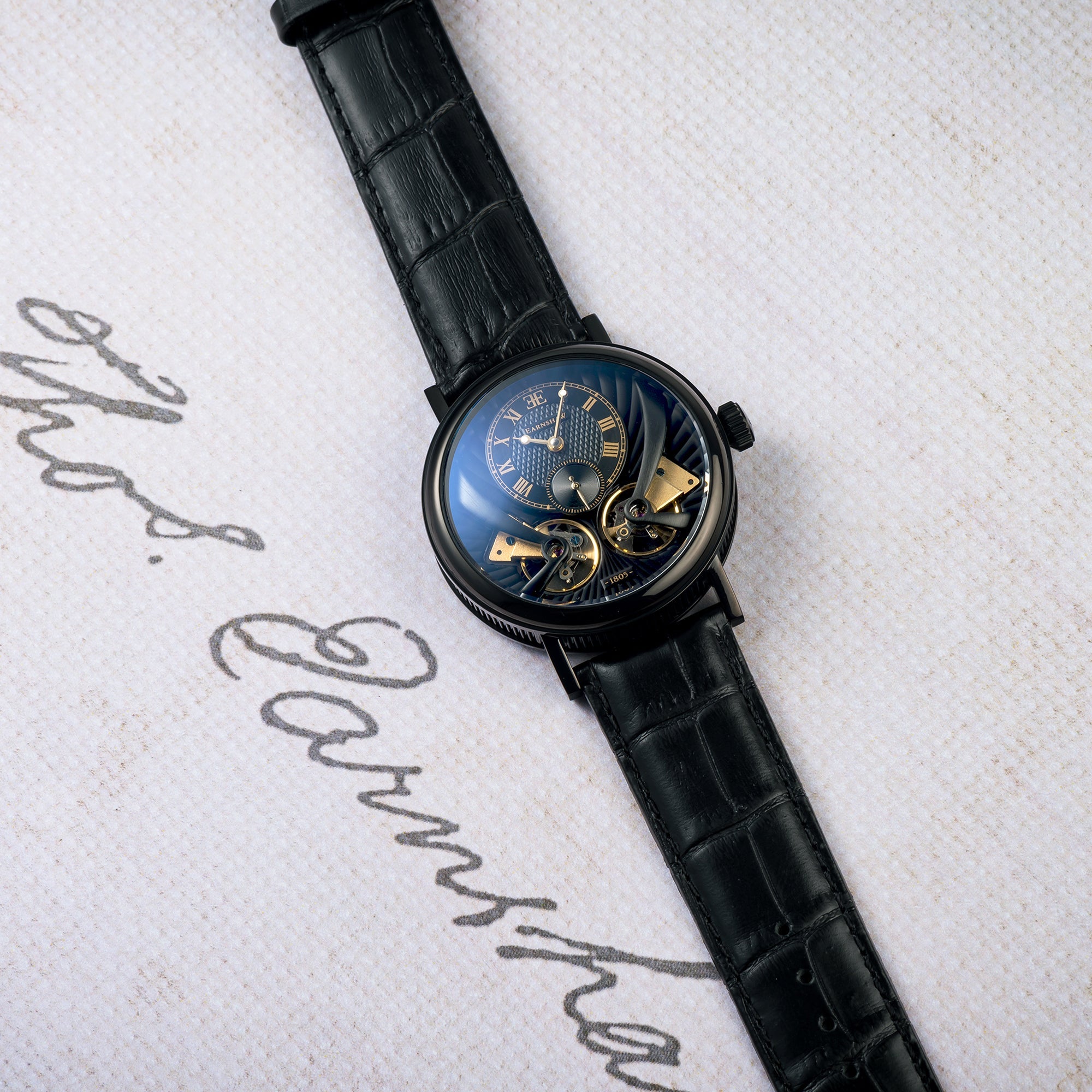 THOMAS EARNSHAW Thomas Earnshaw Beaufort Anatolia Men's Mechanical Automatic Enigma Black Watch ES-8059-04