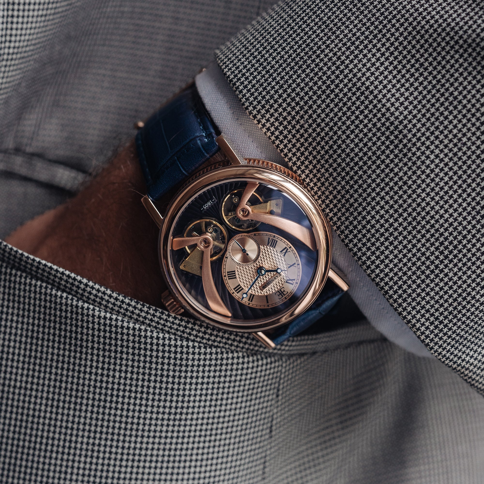 Thomas Earnshaw Thomas Earnshaw Beaufort Anatolia Men's Mechanical Automatic Regency Blue Watch ES-8059-05